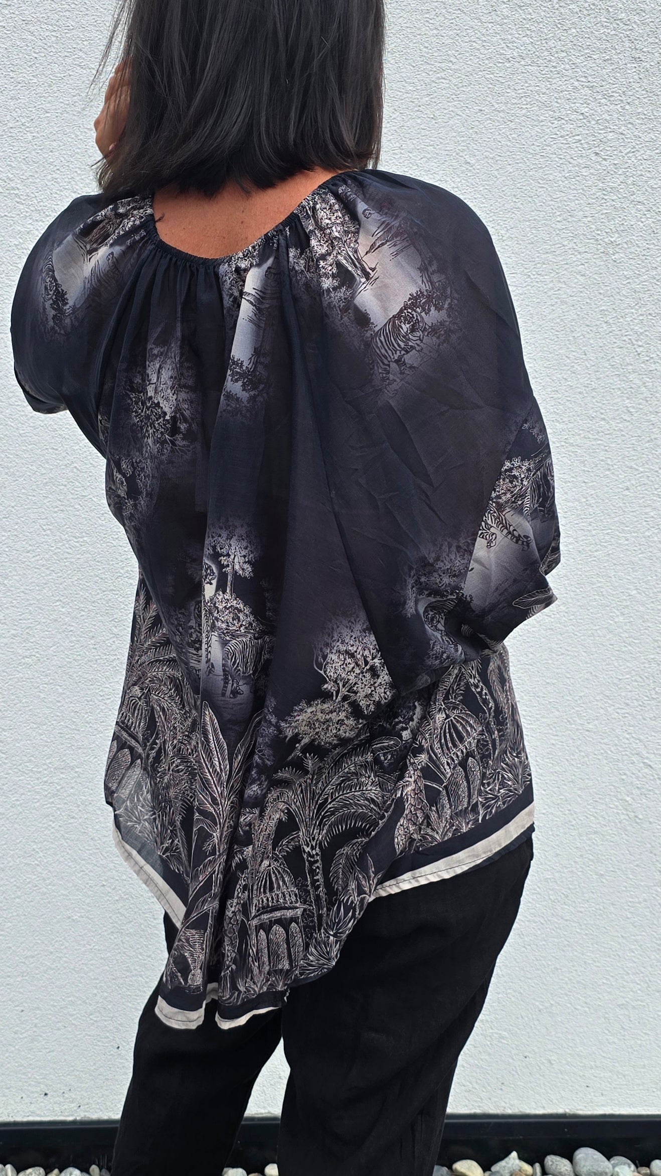 Stina bluse svart