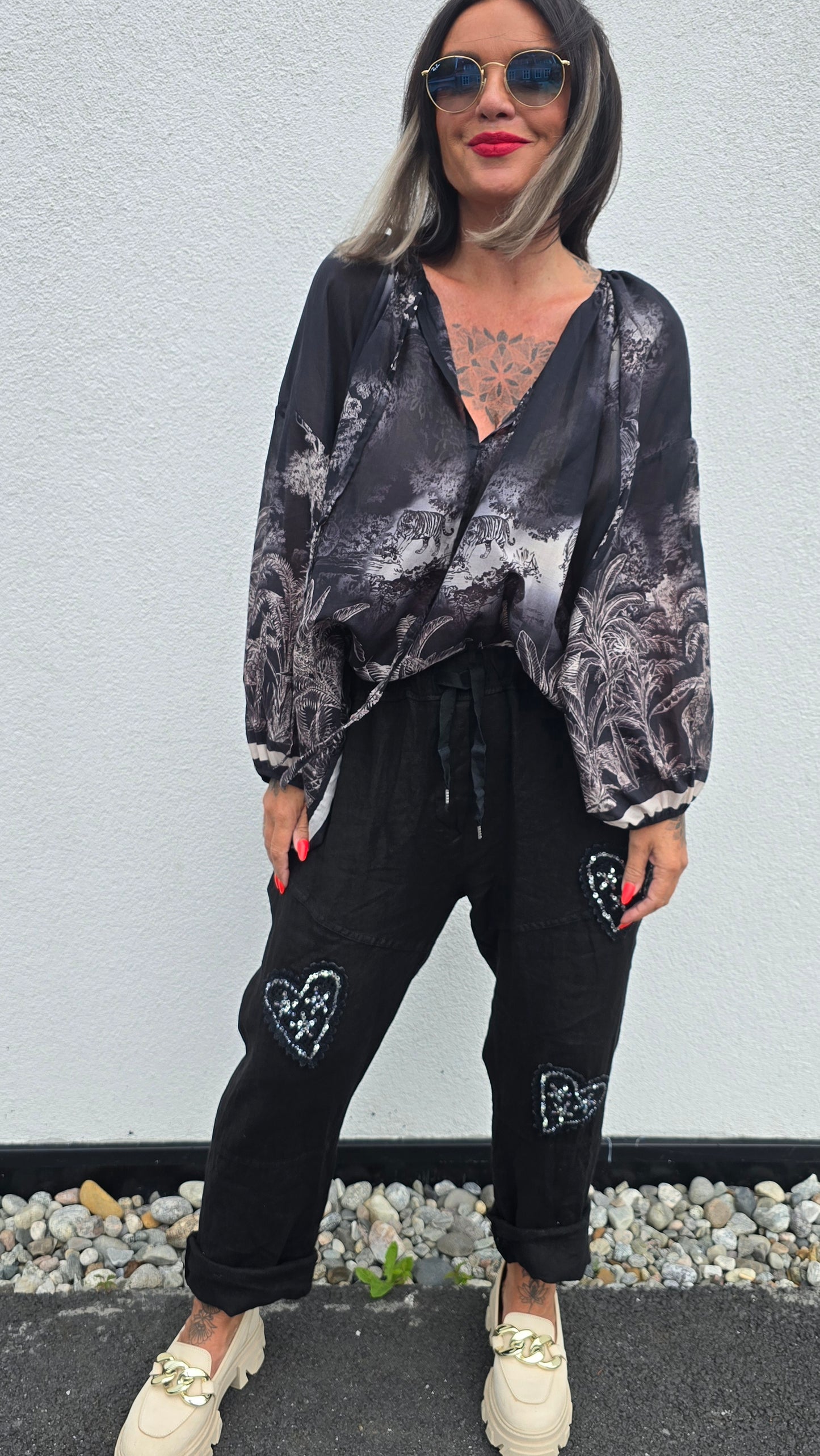 Stina bluse svart