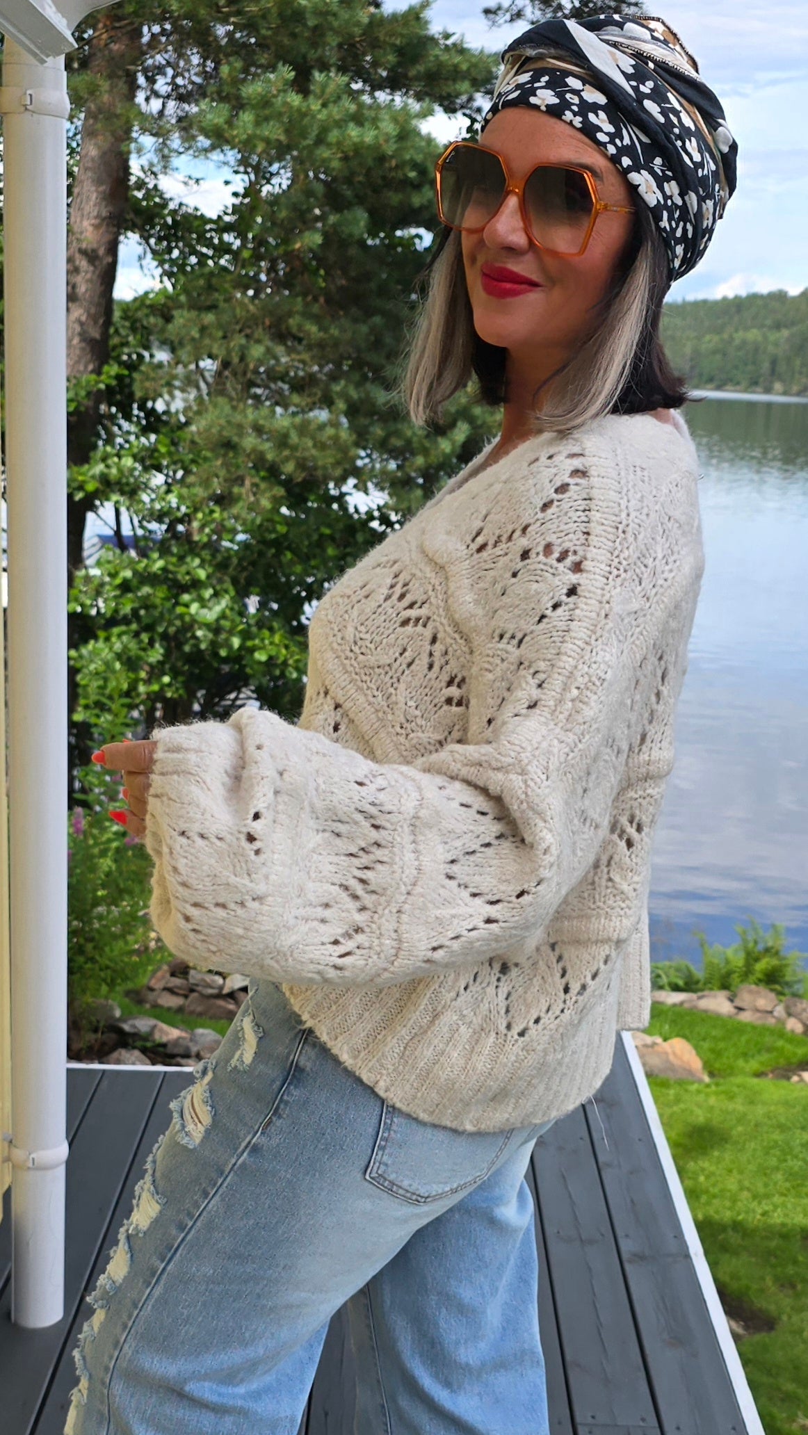 Millie kardigan jakke beige