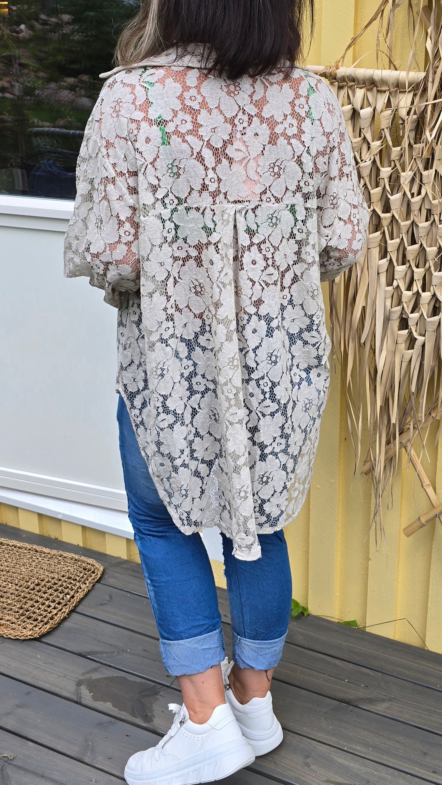 Dina blonde skjorte beige