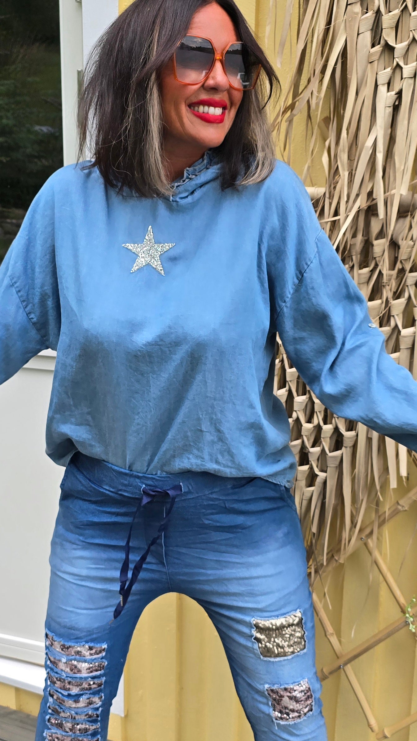 Denim hette topp