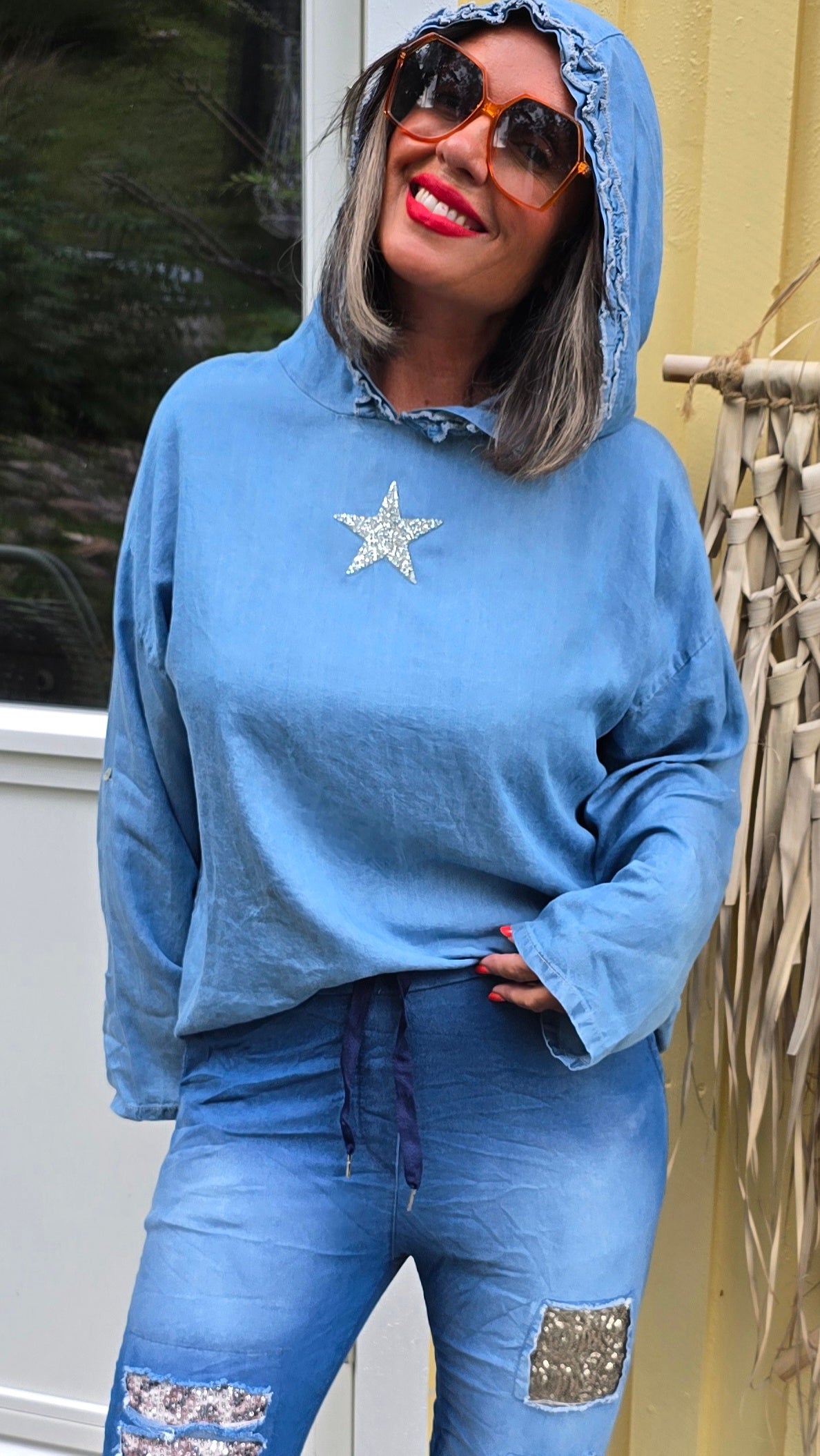 Denim hette topp