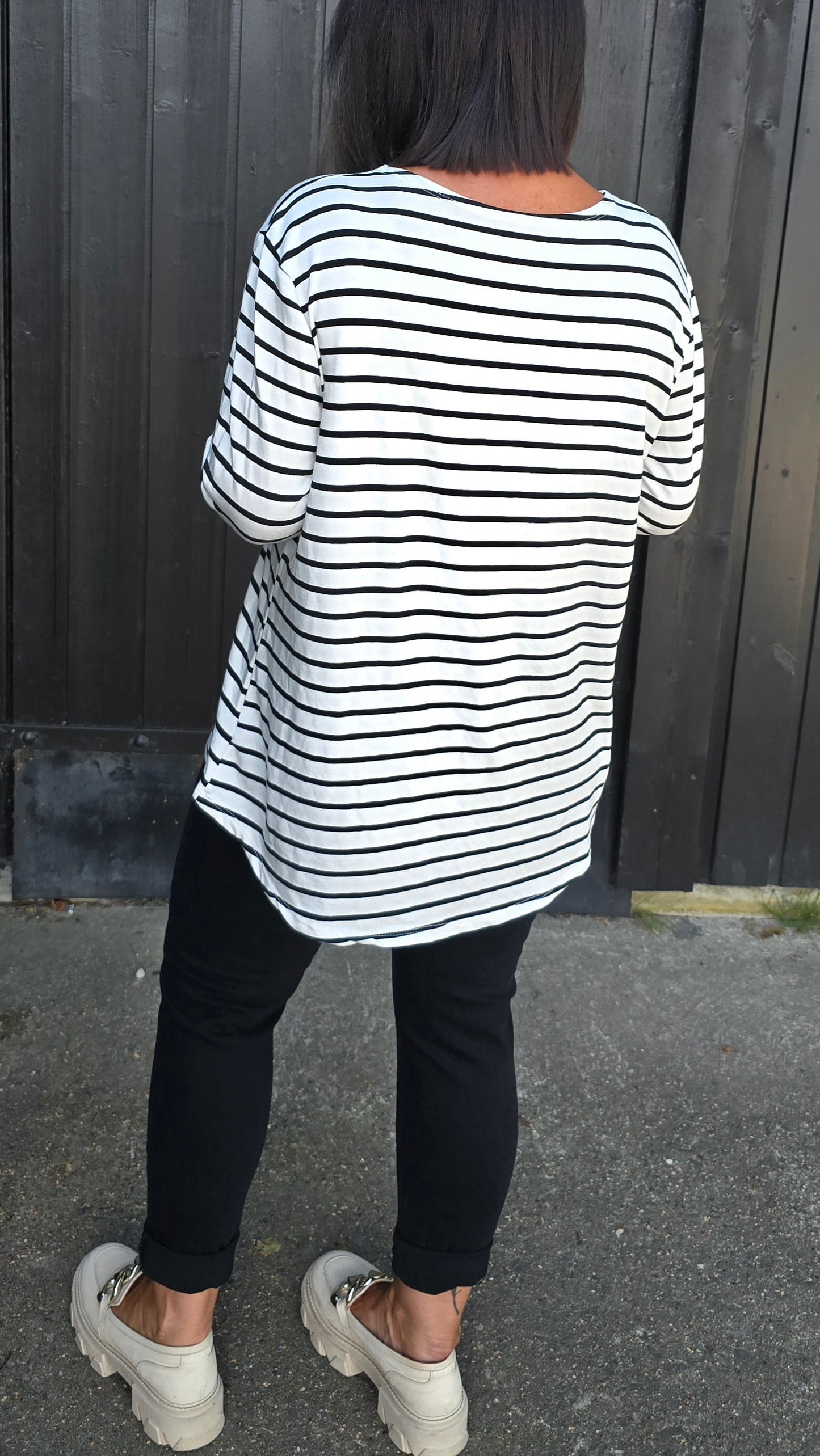 Enya topp med striper