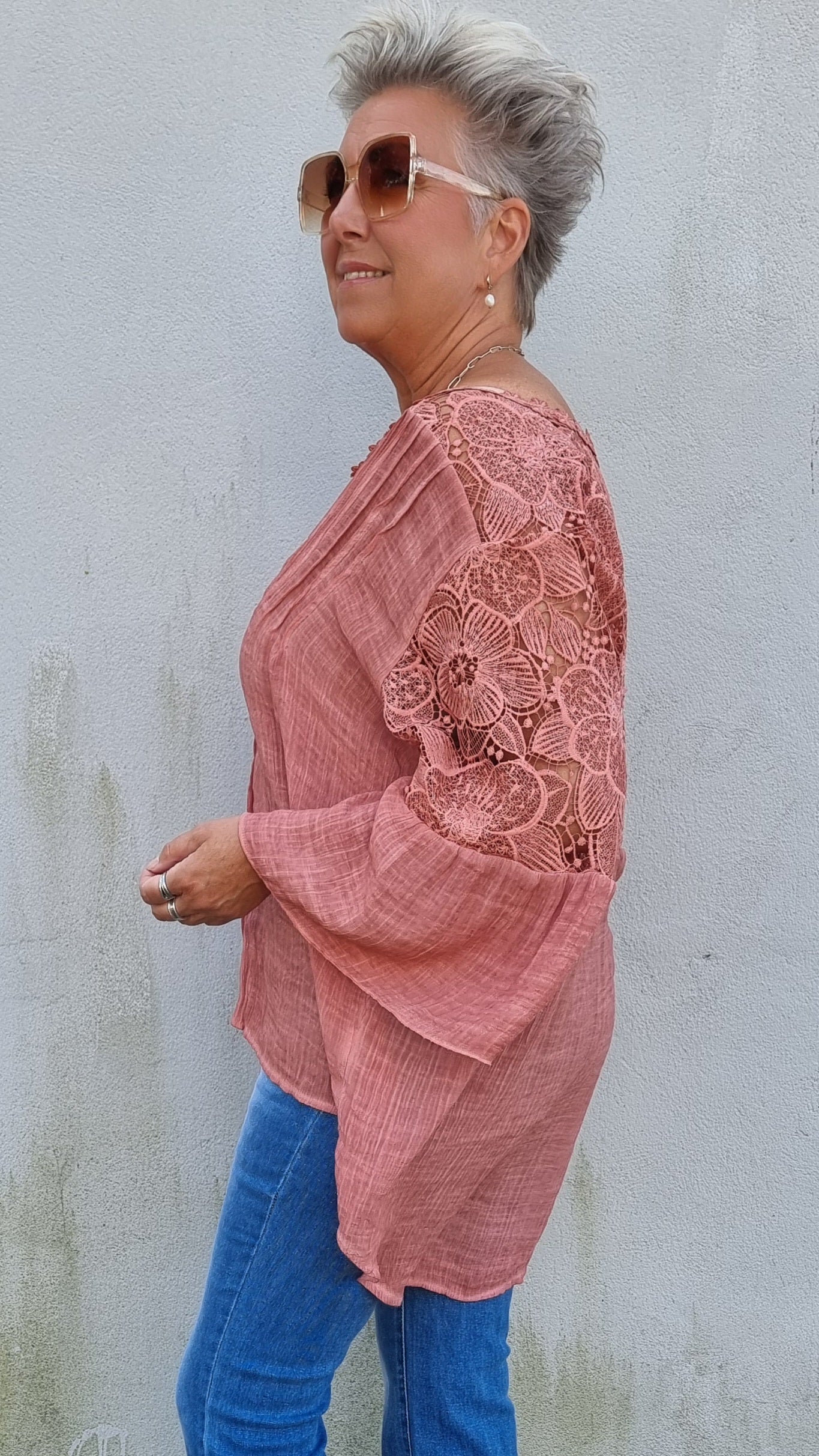Nadja skjorte bluse rust