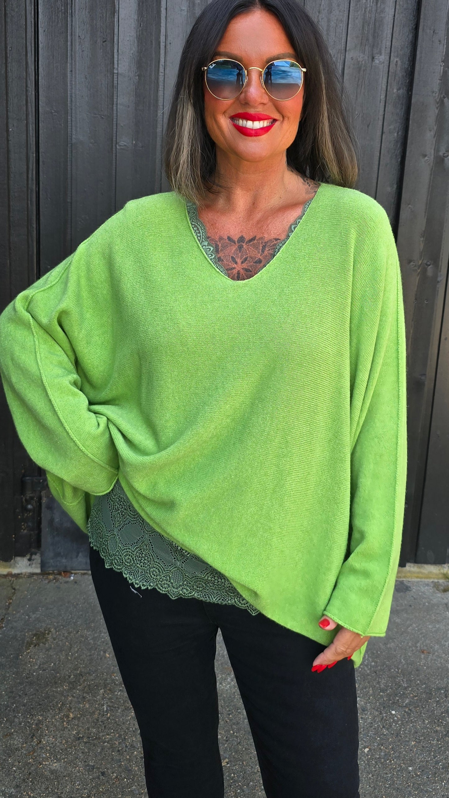 Malena genser grønn