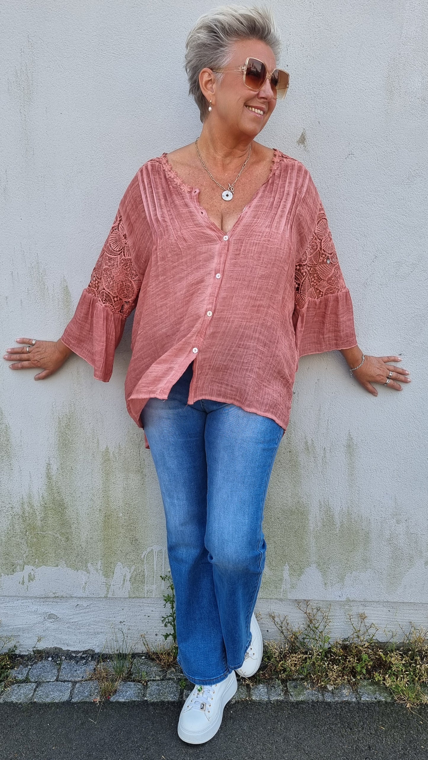 Nadja skjorte bluse rust