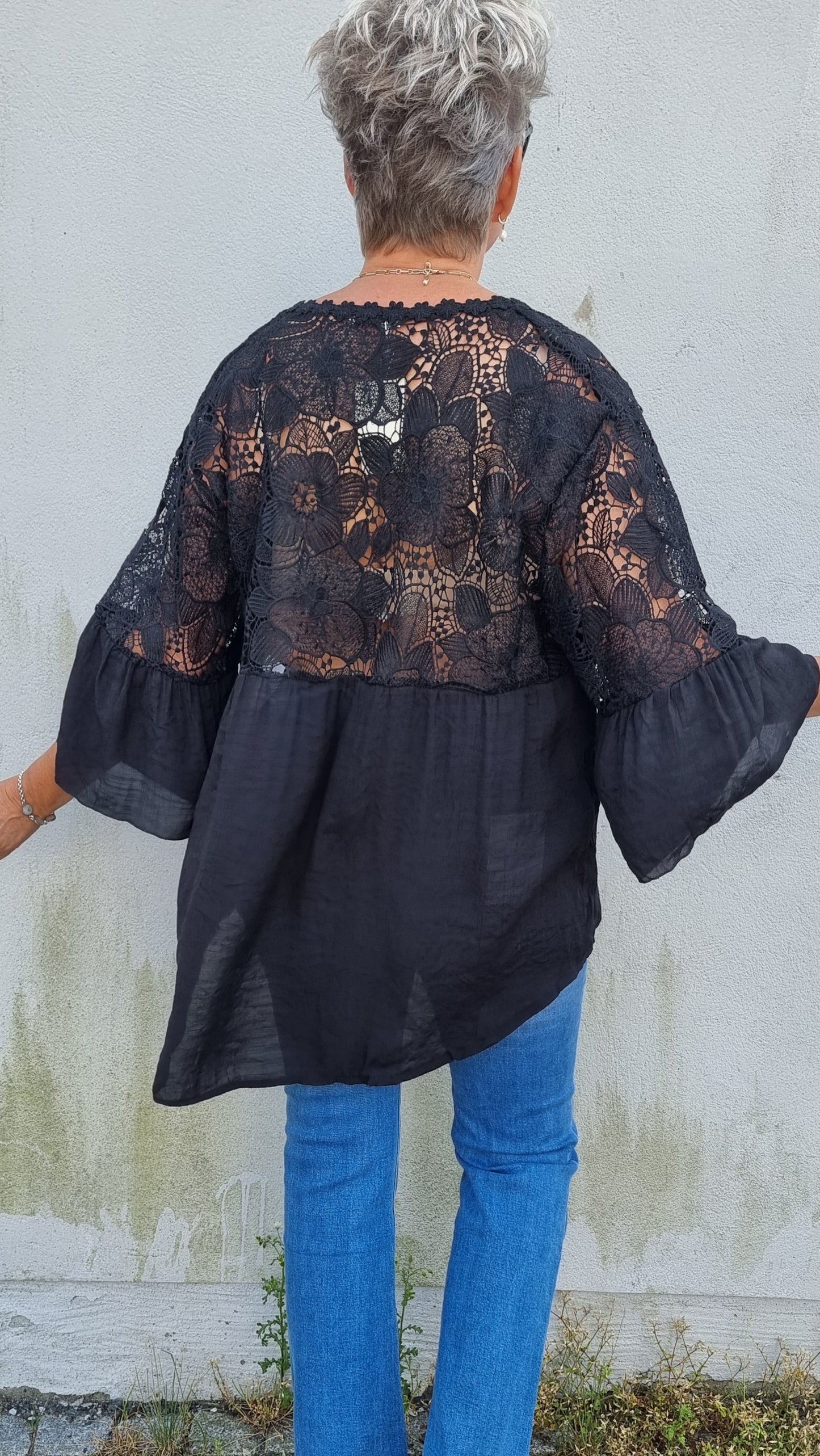 Nadja skjorte bluse svart