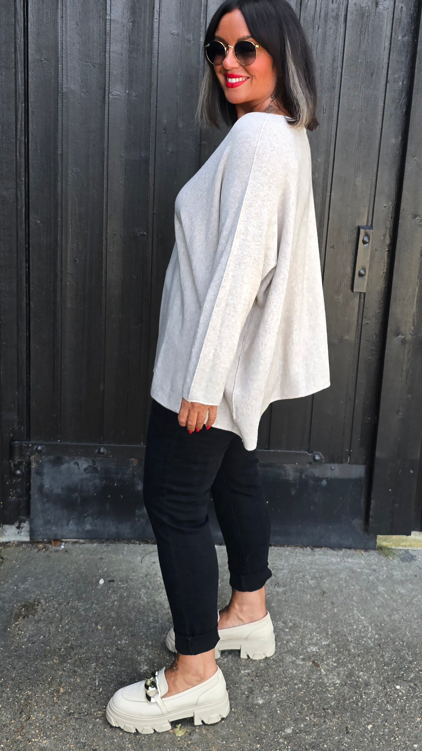Malena genser beige