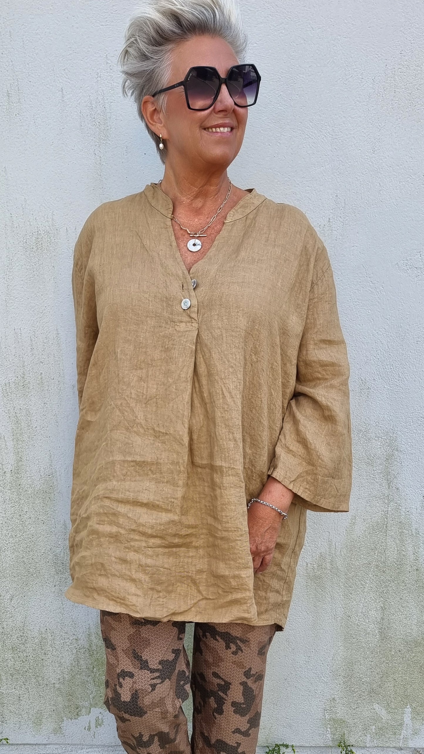 Grace lintunika camel