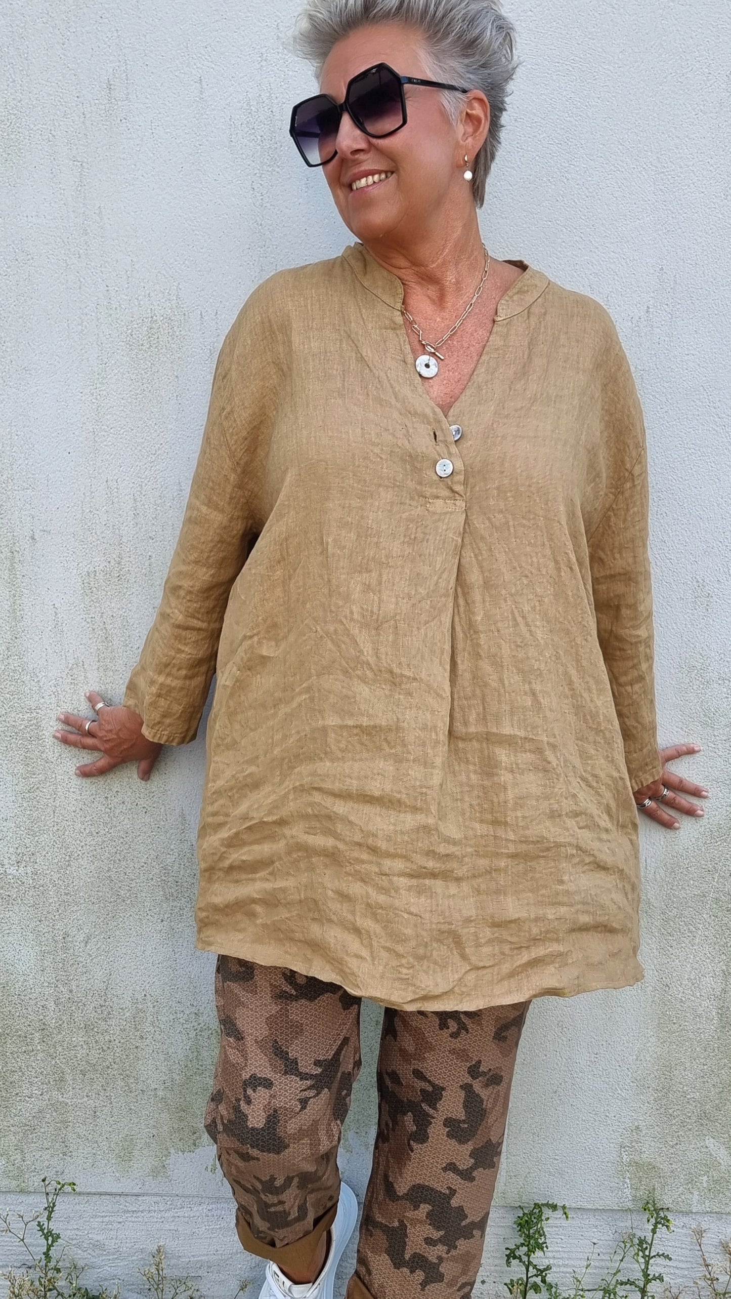 Grace lintunika camel