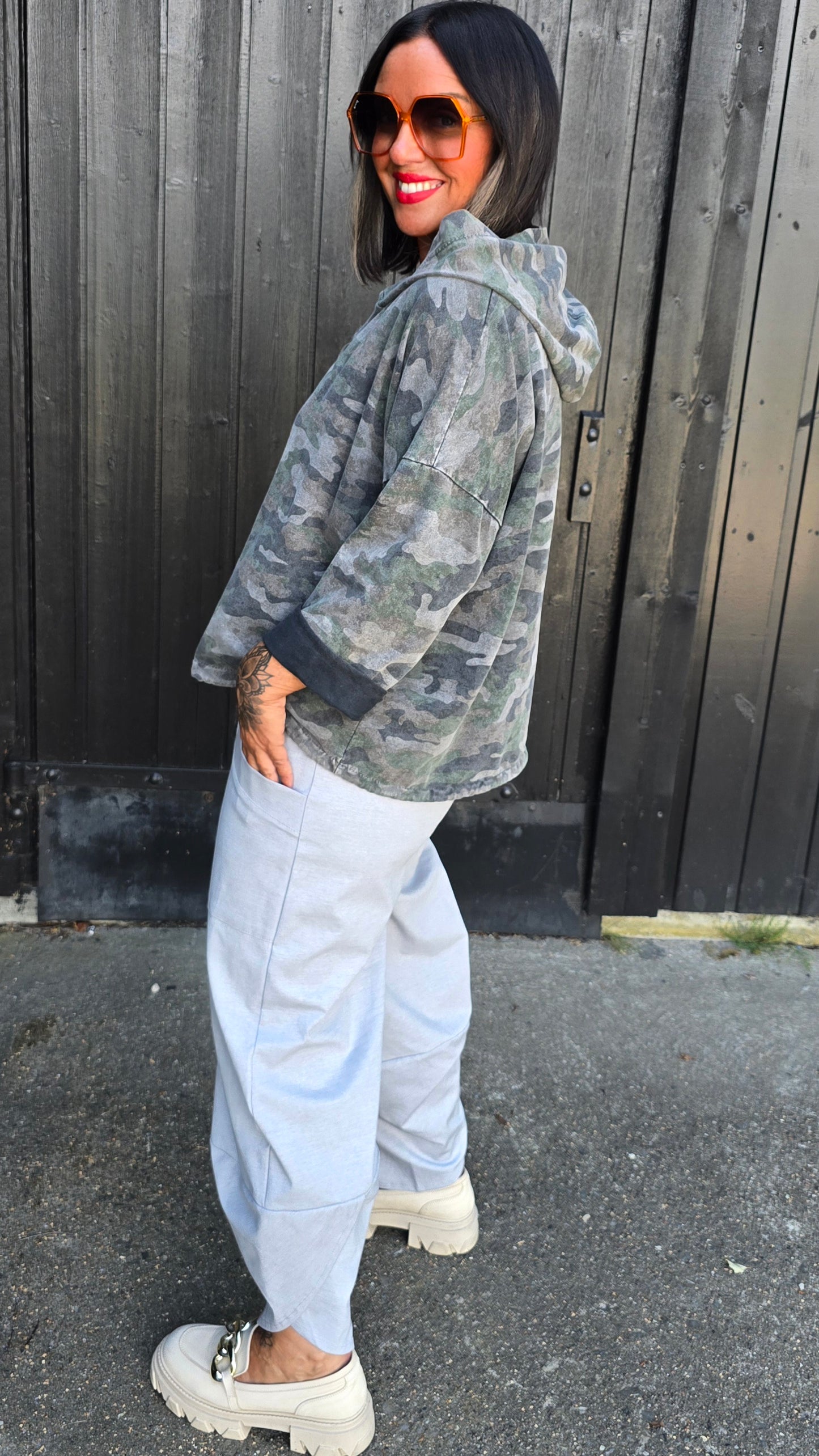 Camo hette jakke