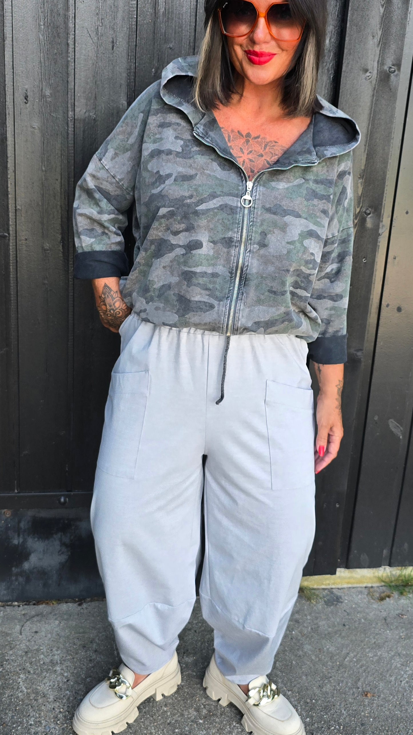 Cathy bukse grå