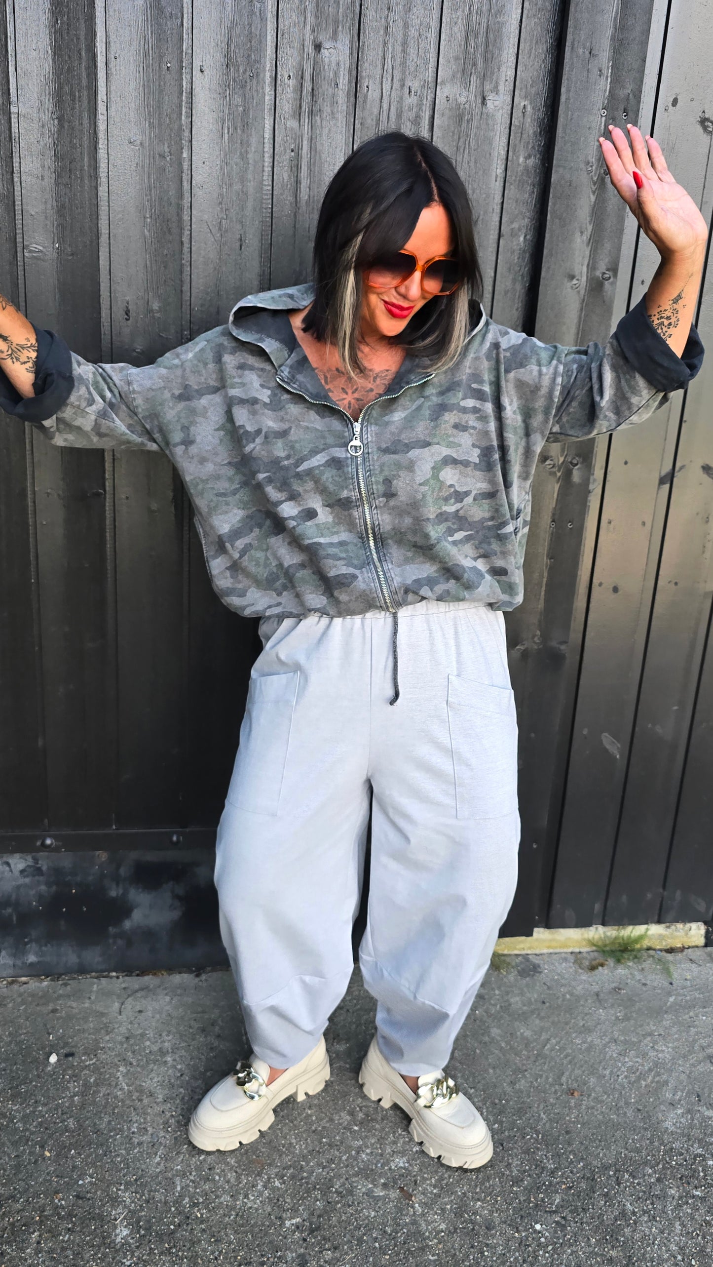 Camo hette jakke