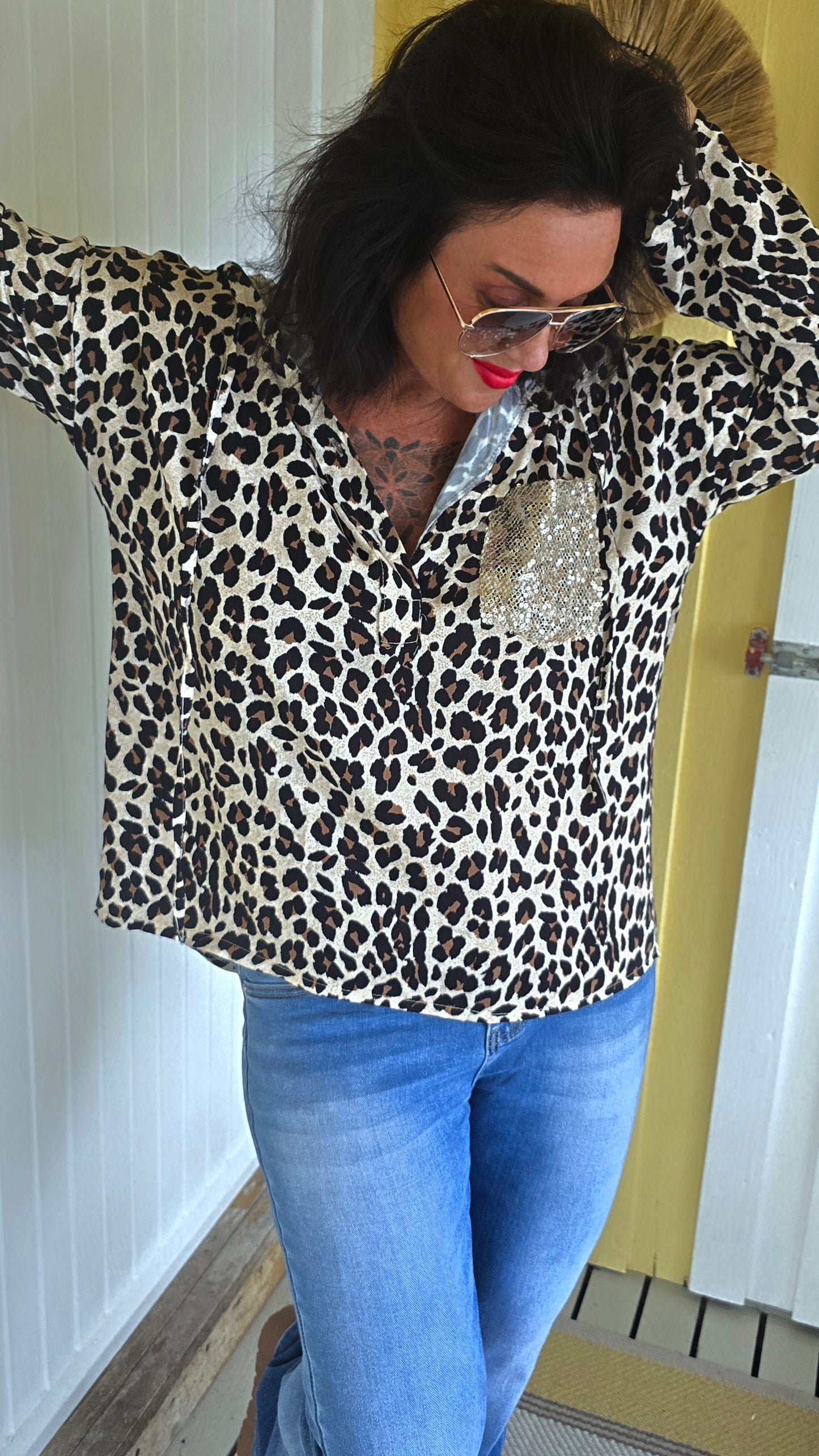 Bea leo hette bluse