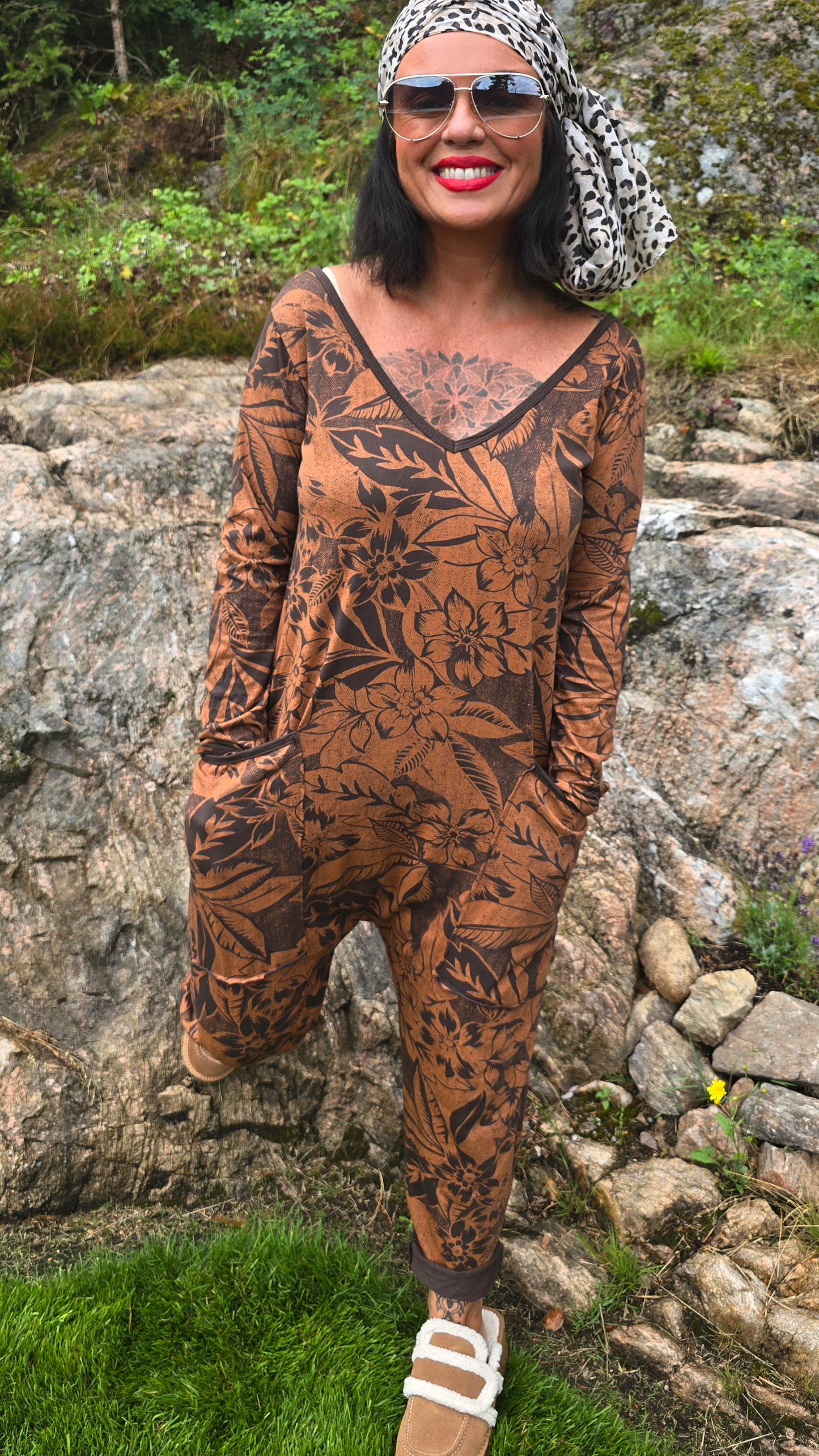 Hanna jumpsuit brun