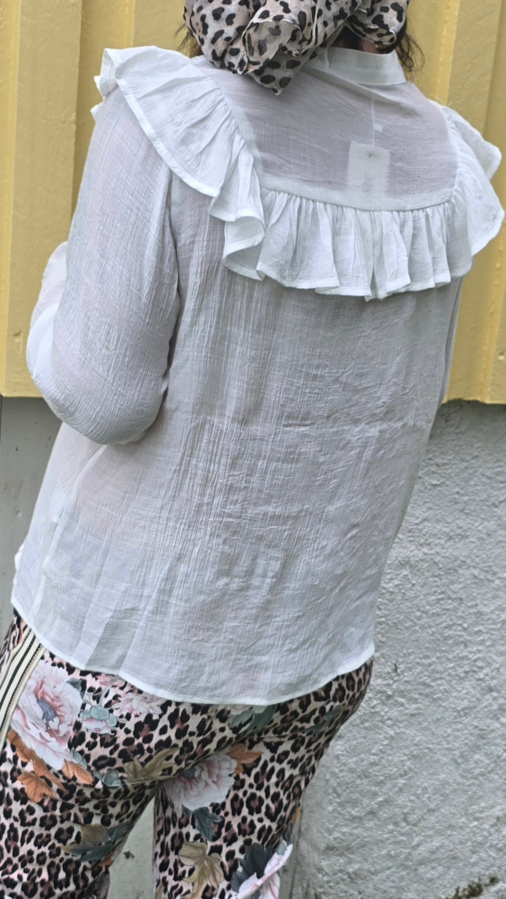 Samira skjortebluse hvit