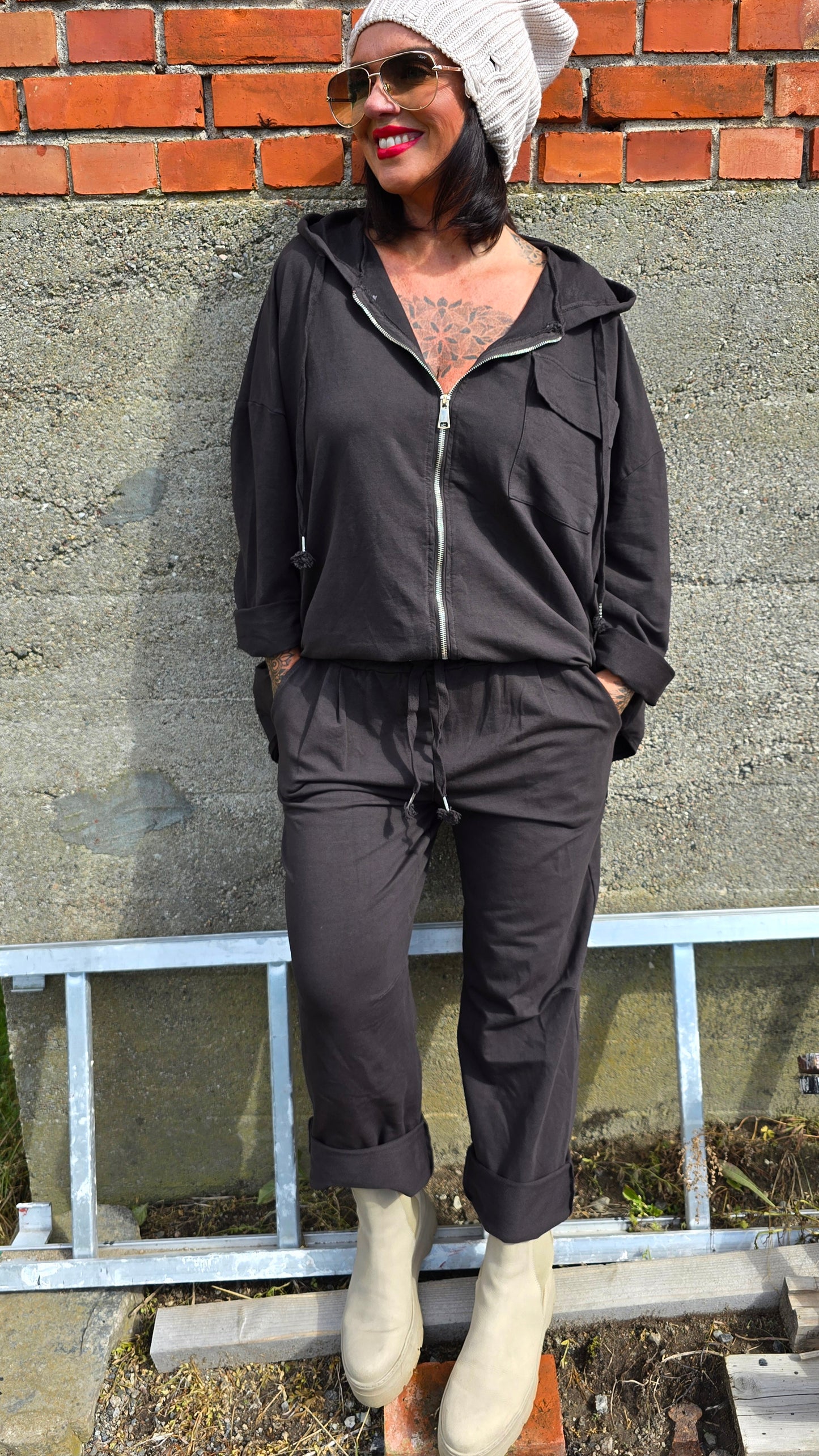 Lollo hette jakke brun