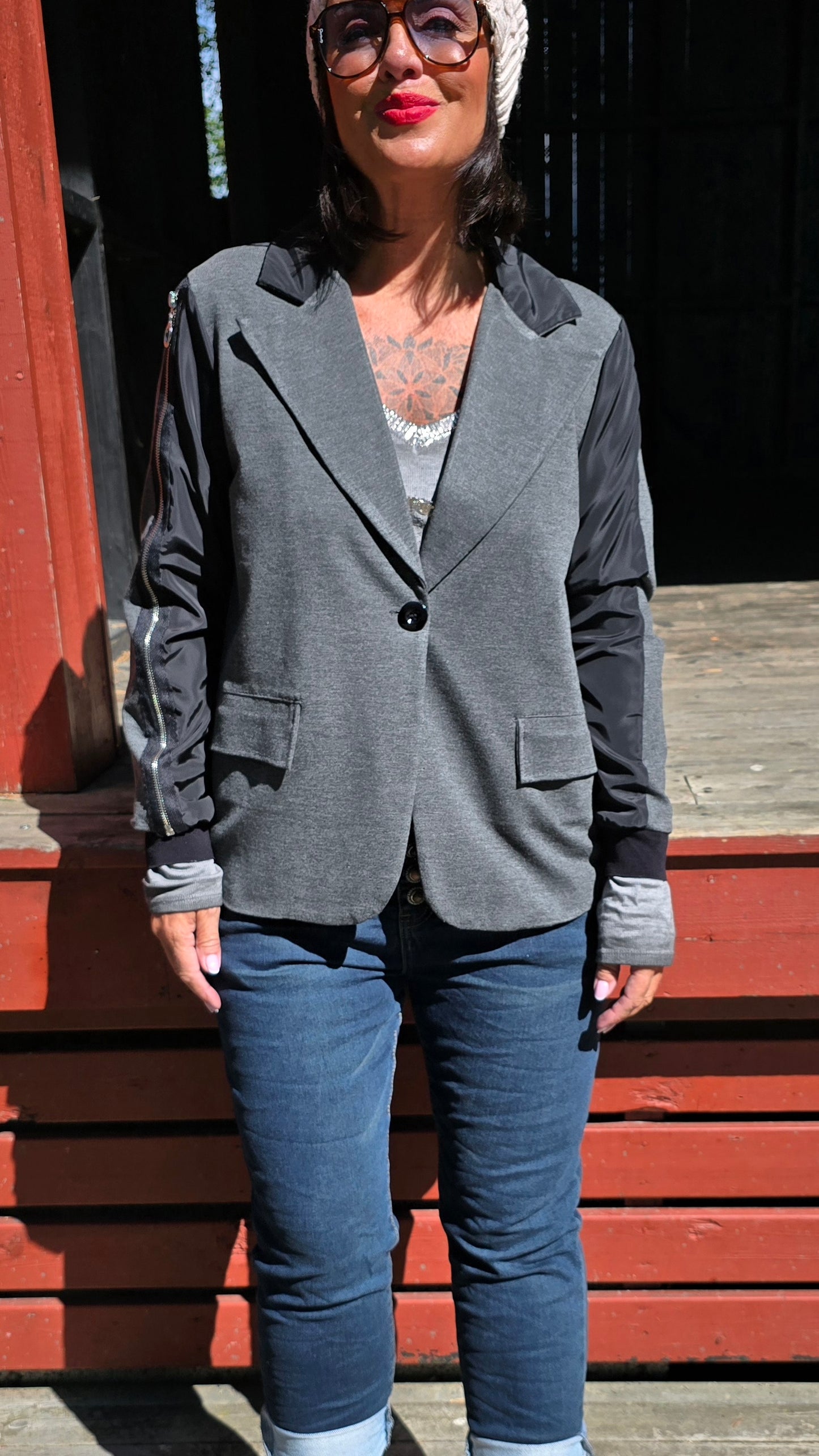Carol blazer grå