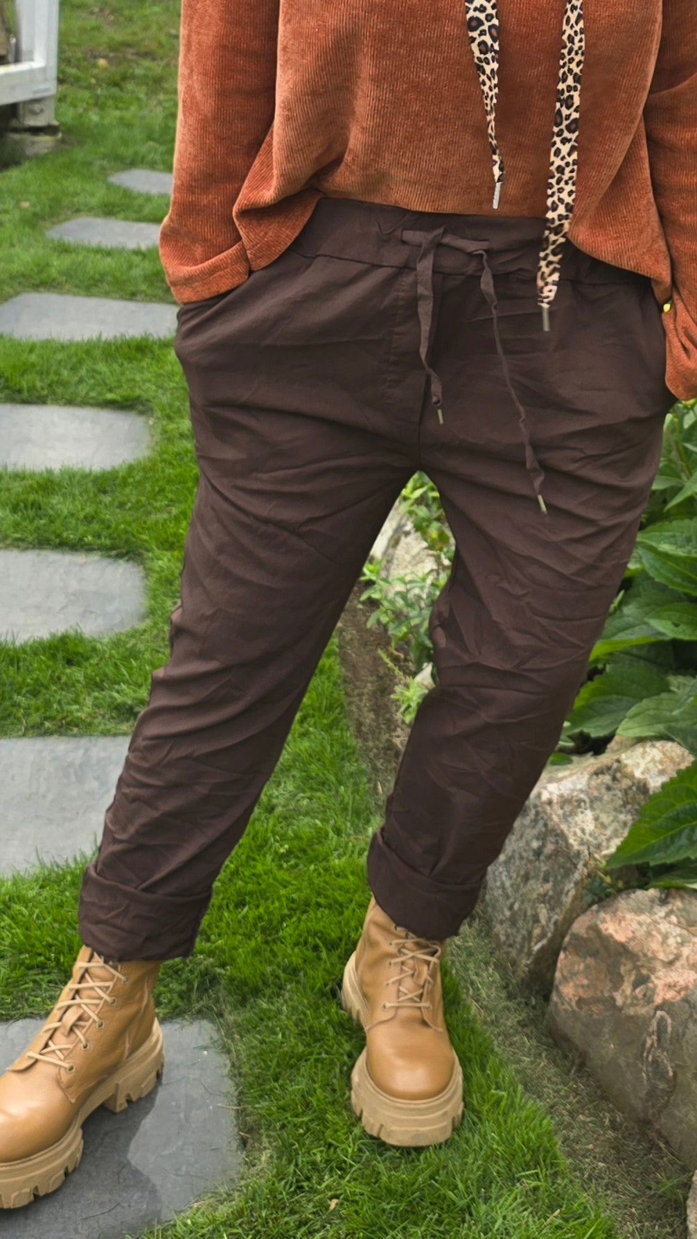 Nicky pant brun