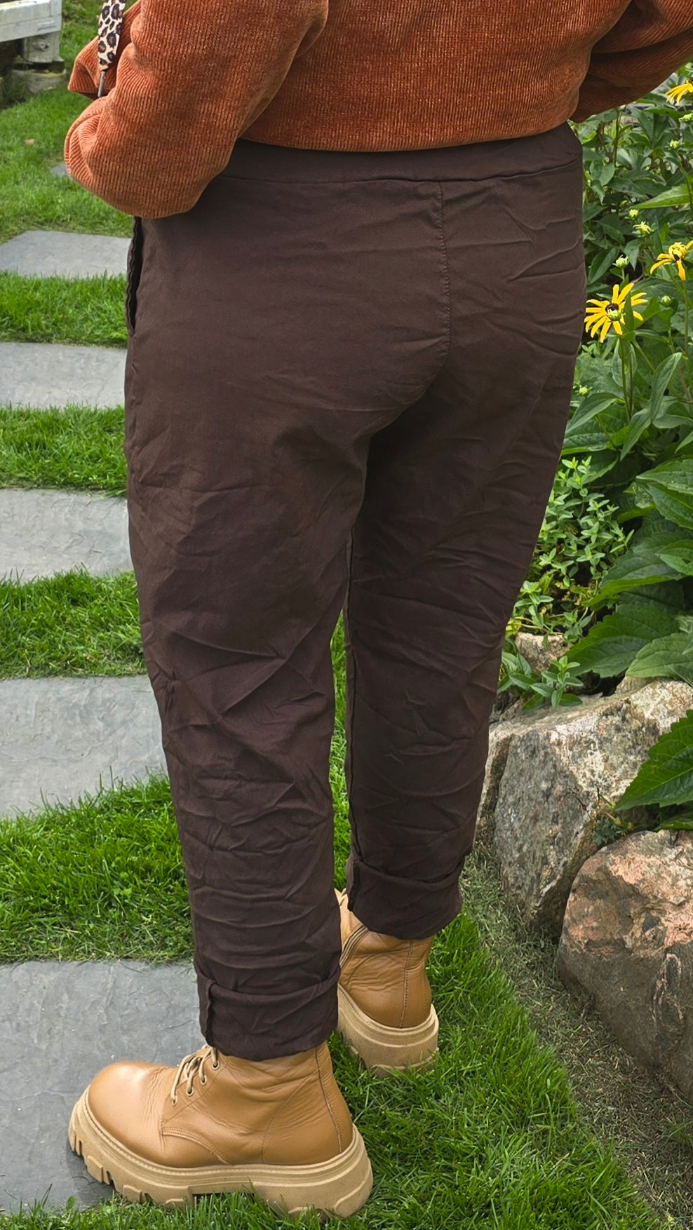 Nicky pant brun