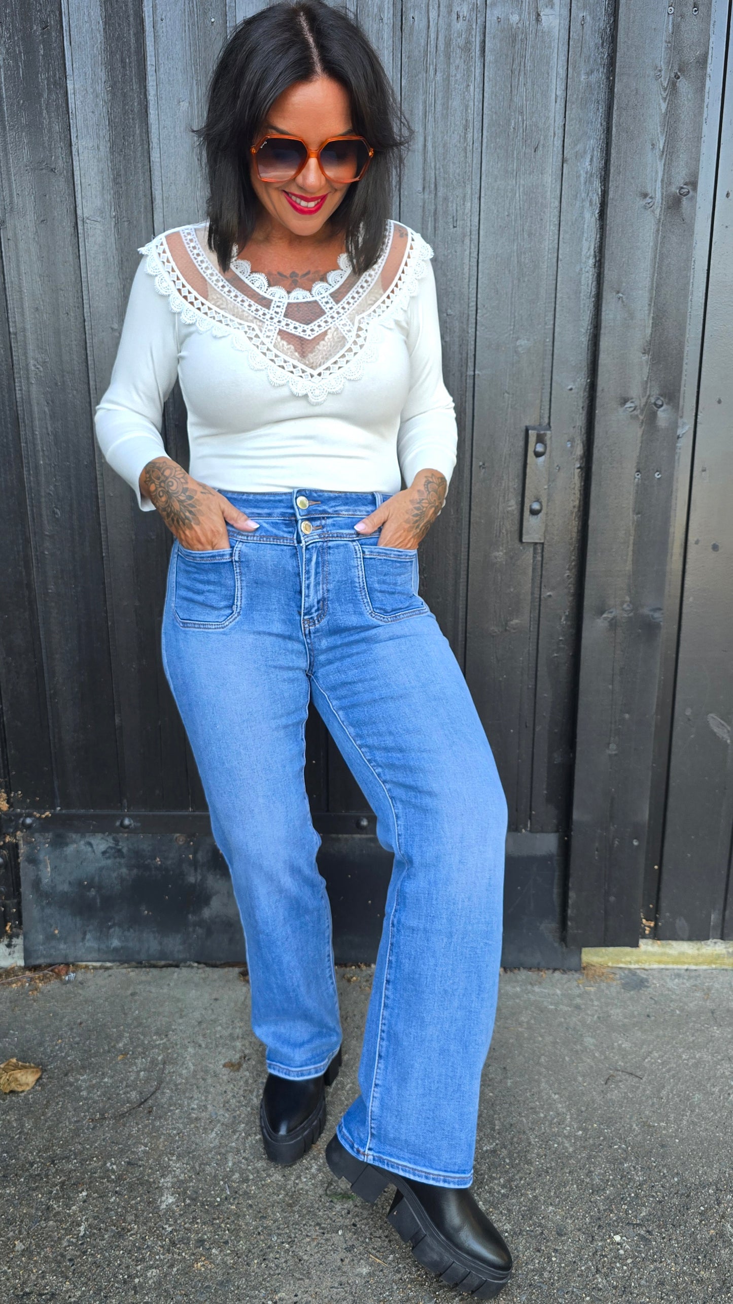 Nova jeans vide bein