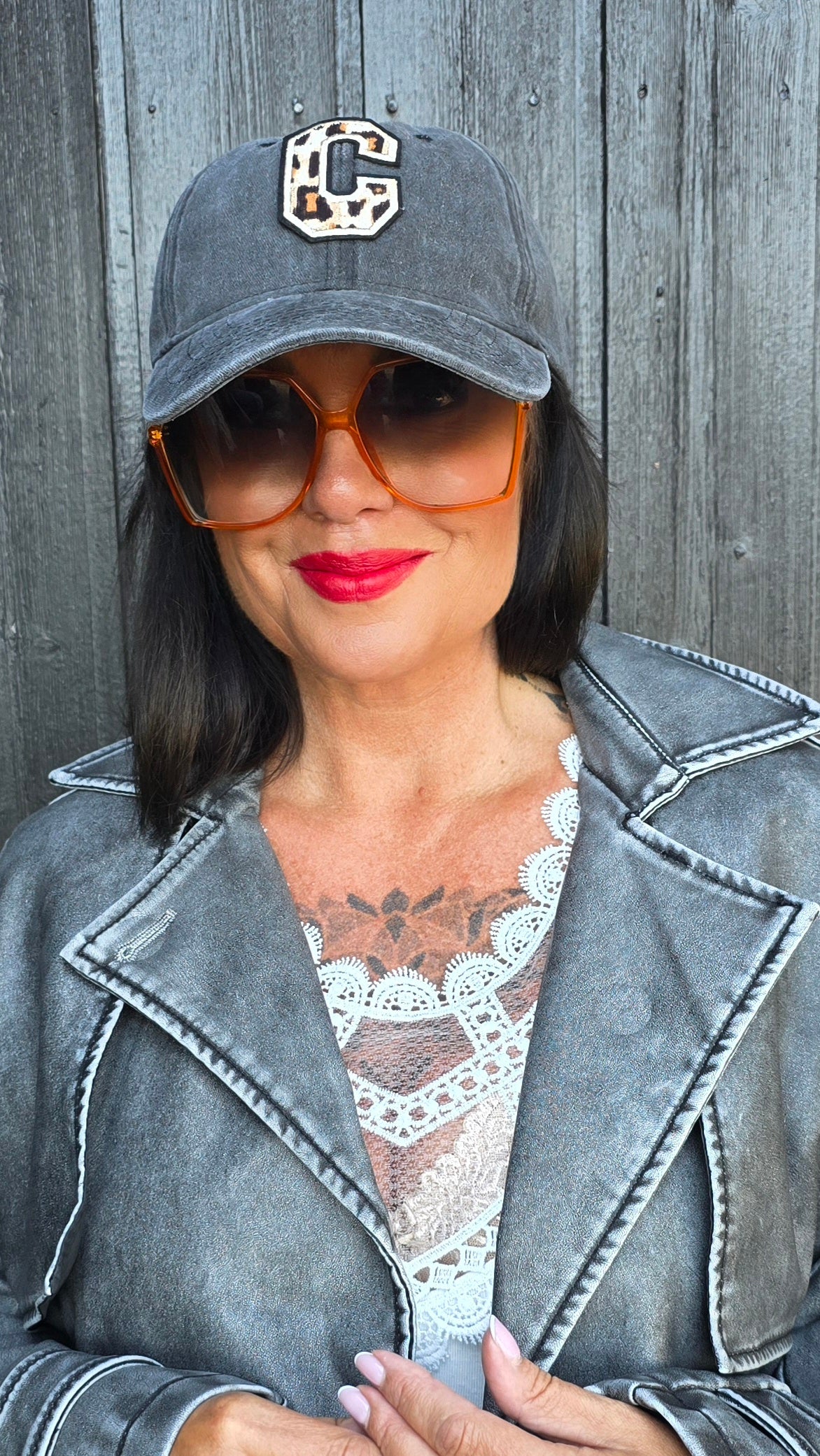 Felicia caps gråsvart