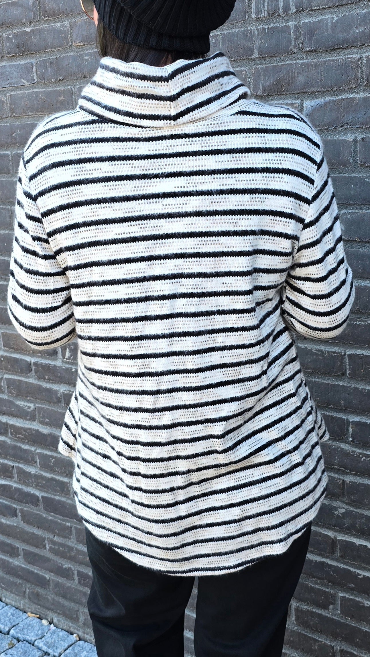 Annie turtleneck genser svart