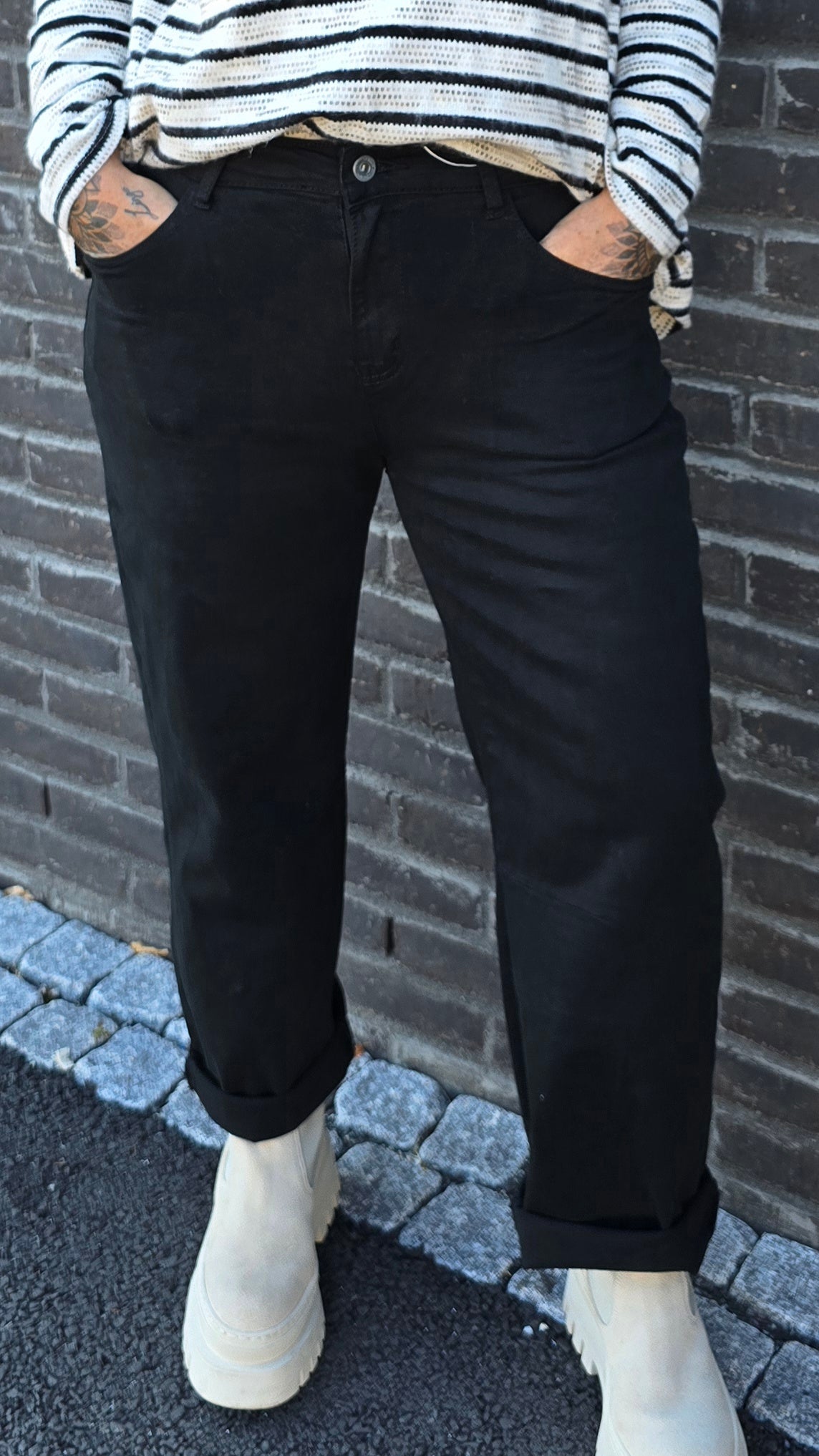 Hveps bukse svart