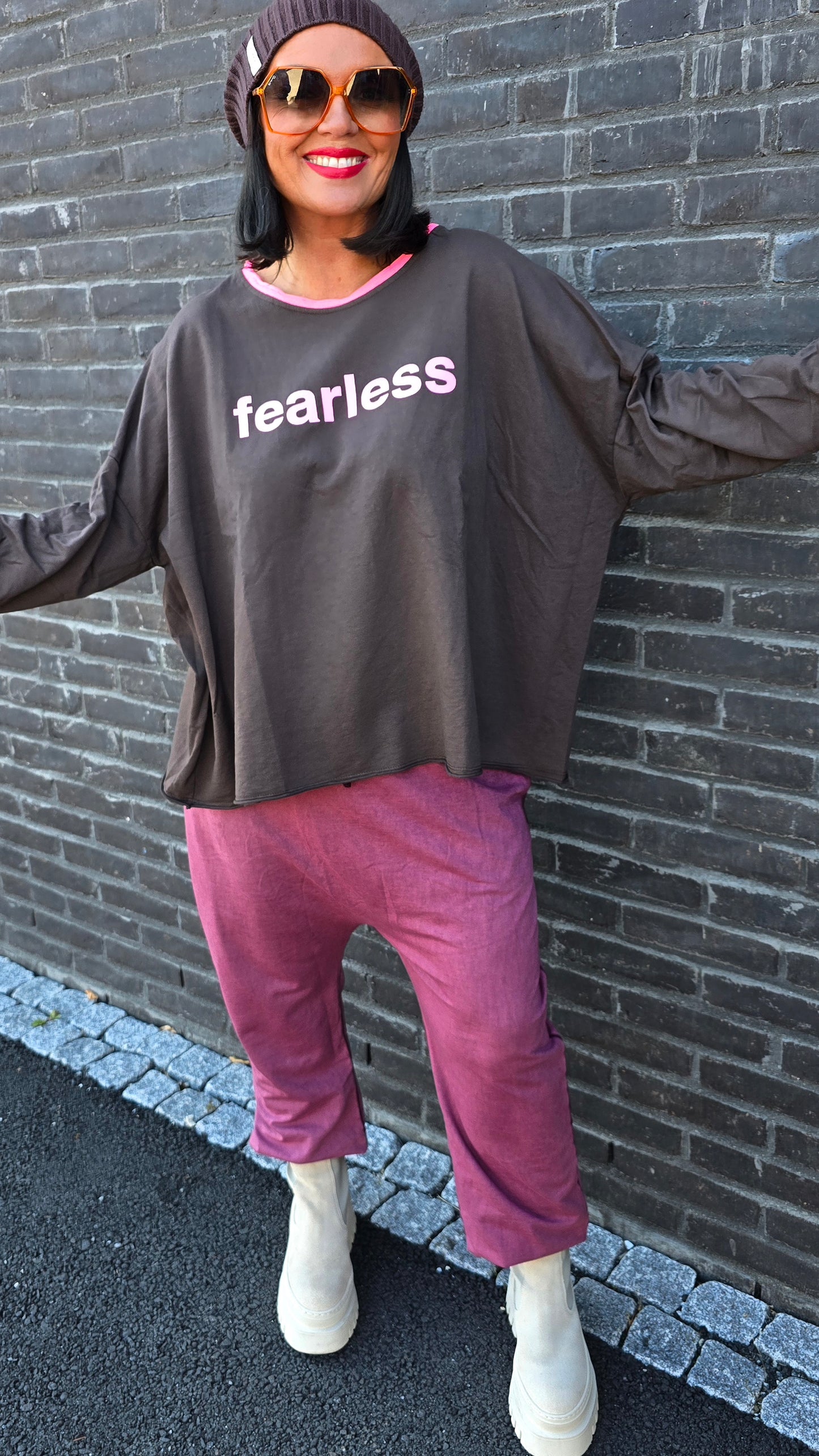 Fearless topp brun
