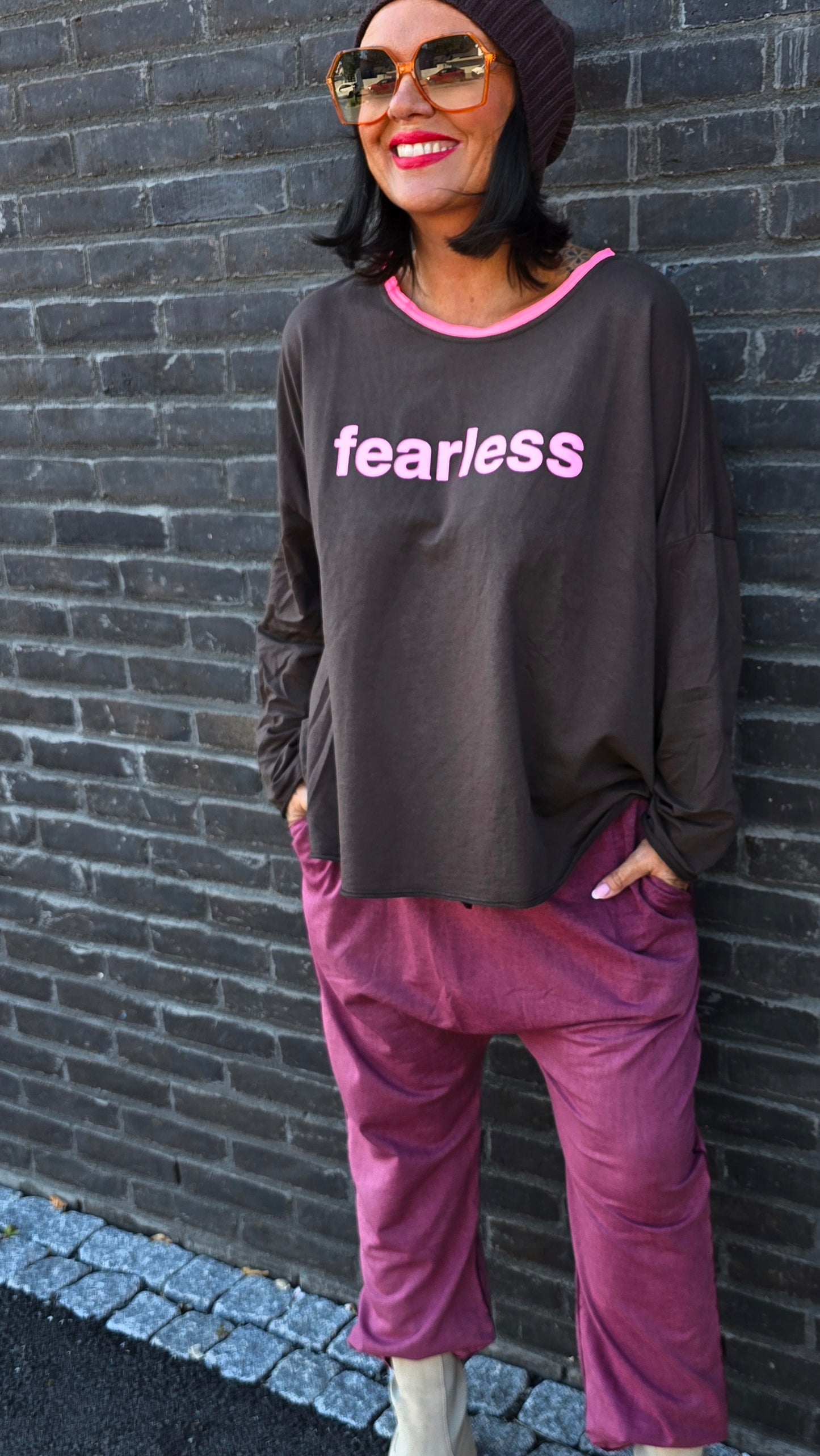 Fearless topp brun