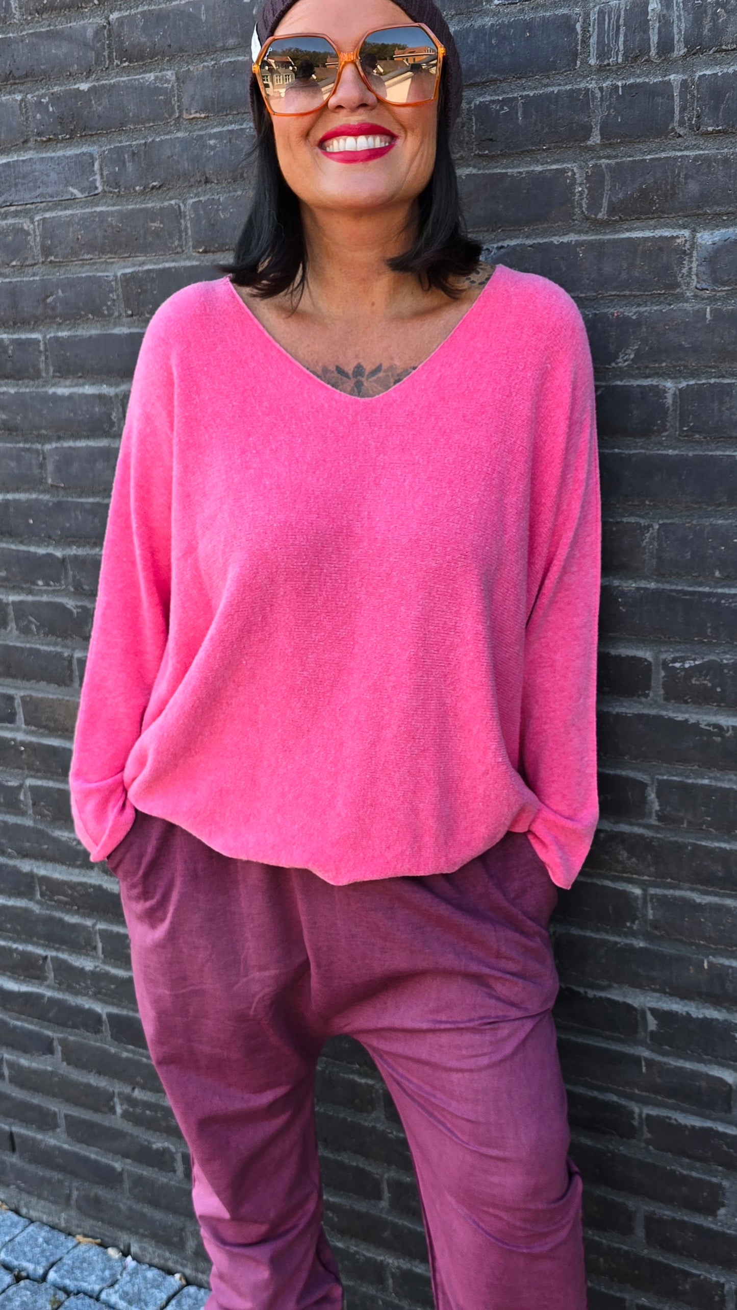 Malena genser rosa