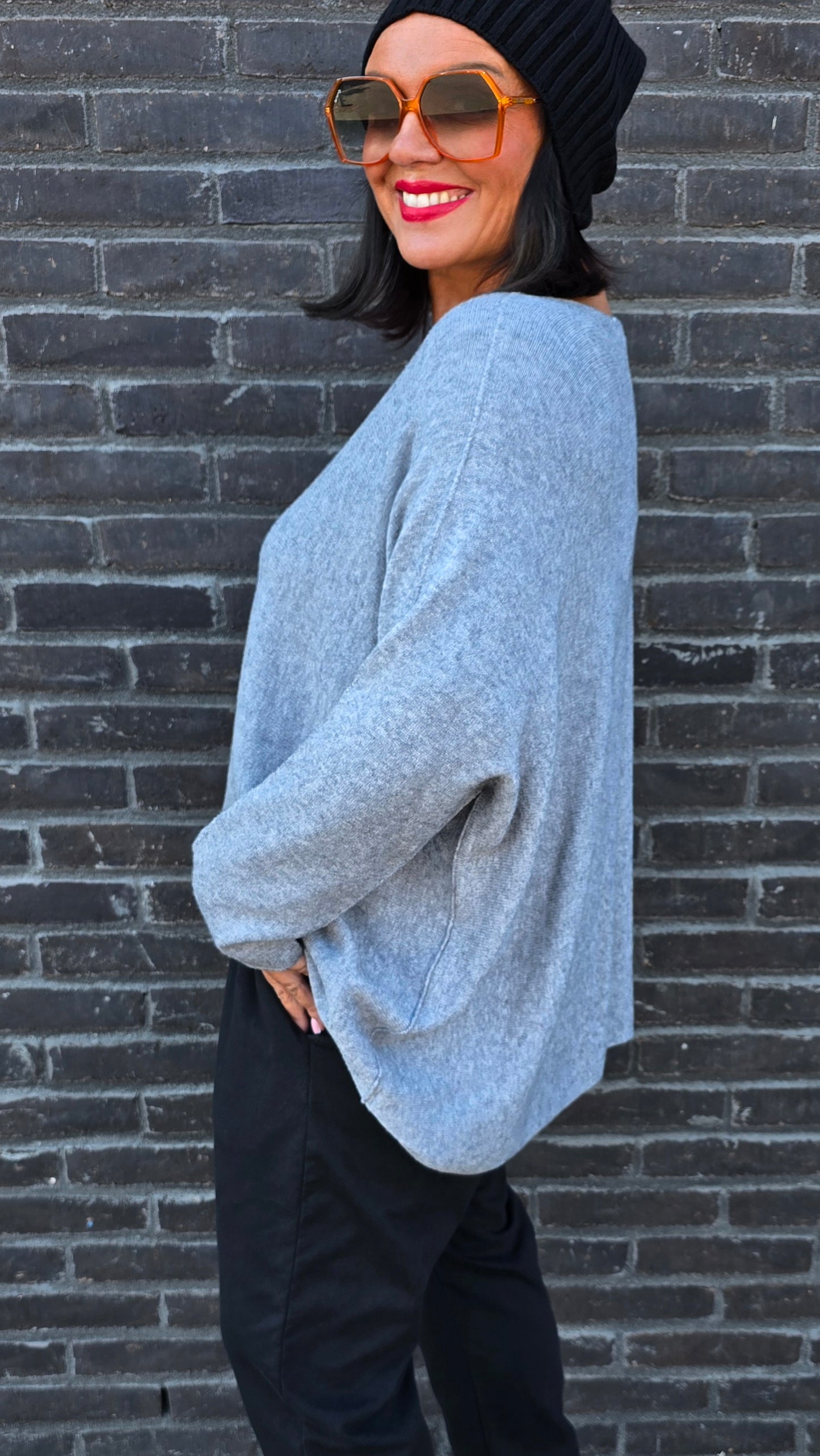 Malena genser grå