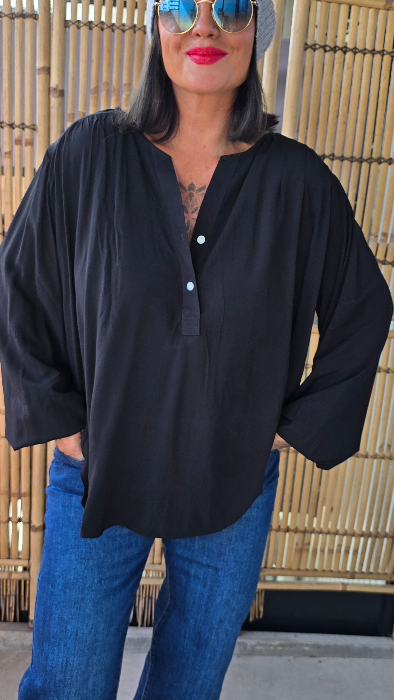 Catarine bluse svart
