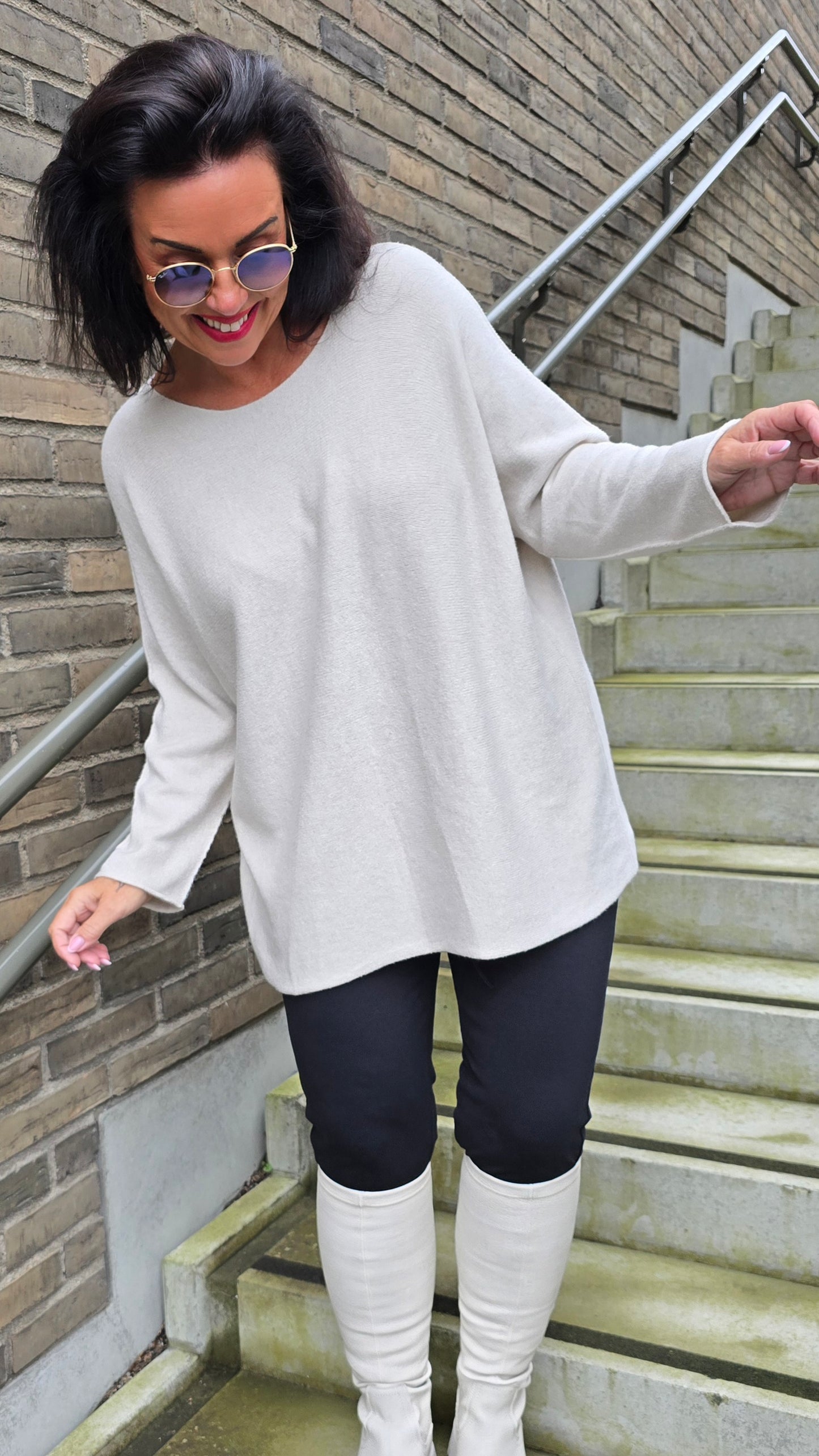 Sunniva genser beige
