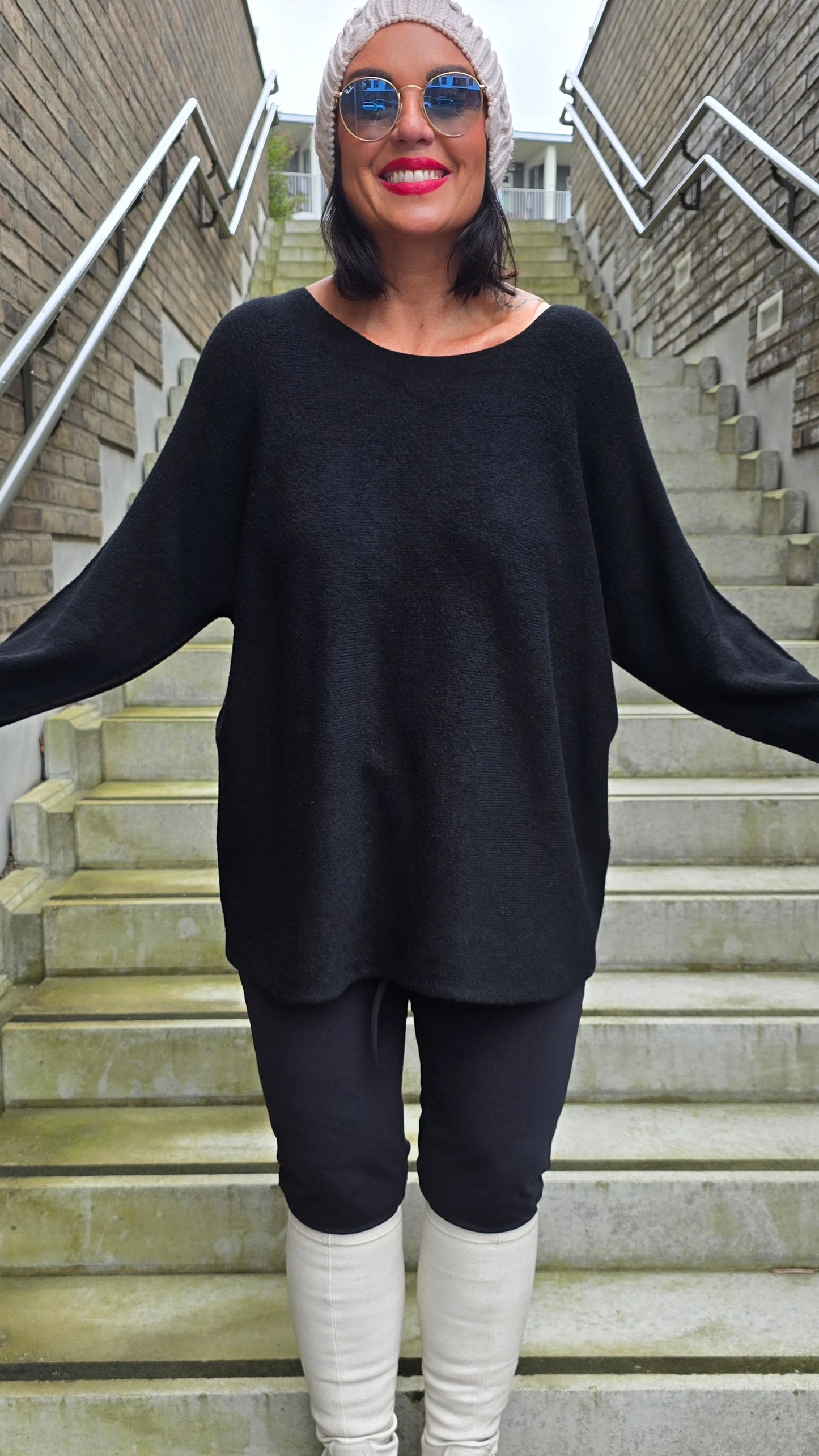 Sunniva genser svart