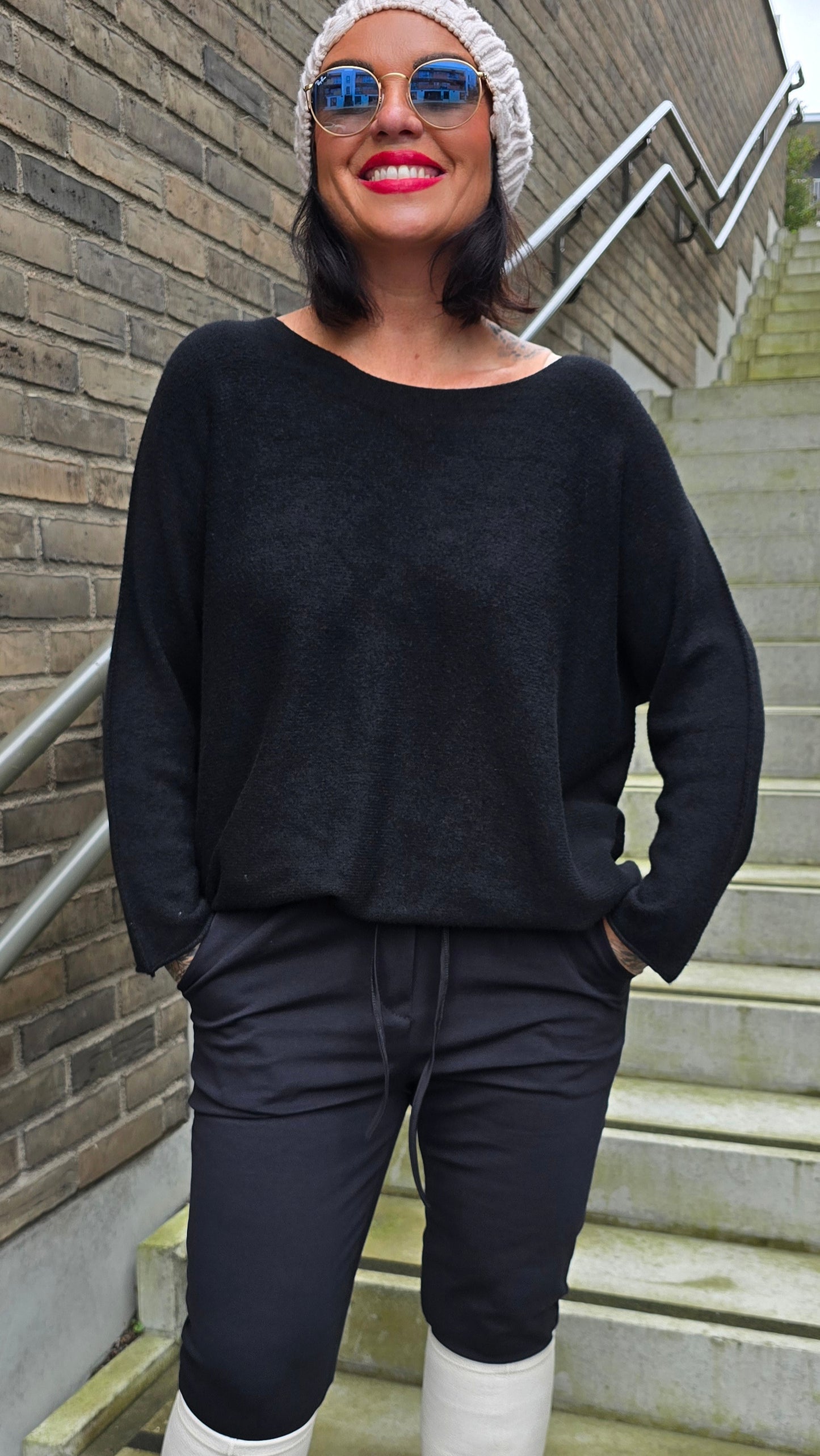 Sunniva genser svart