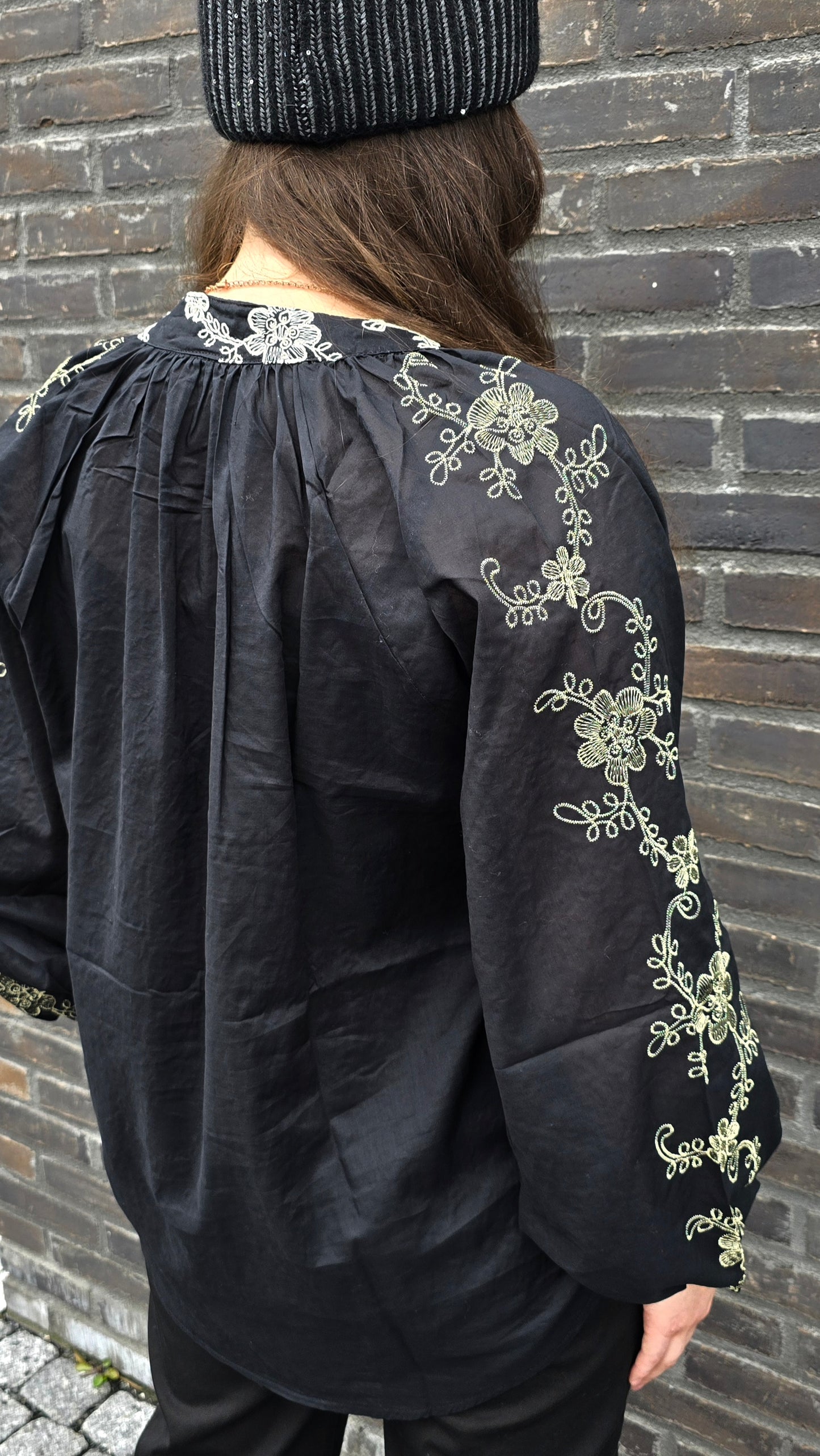 Chatarina bluse svart