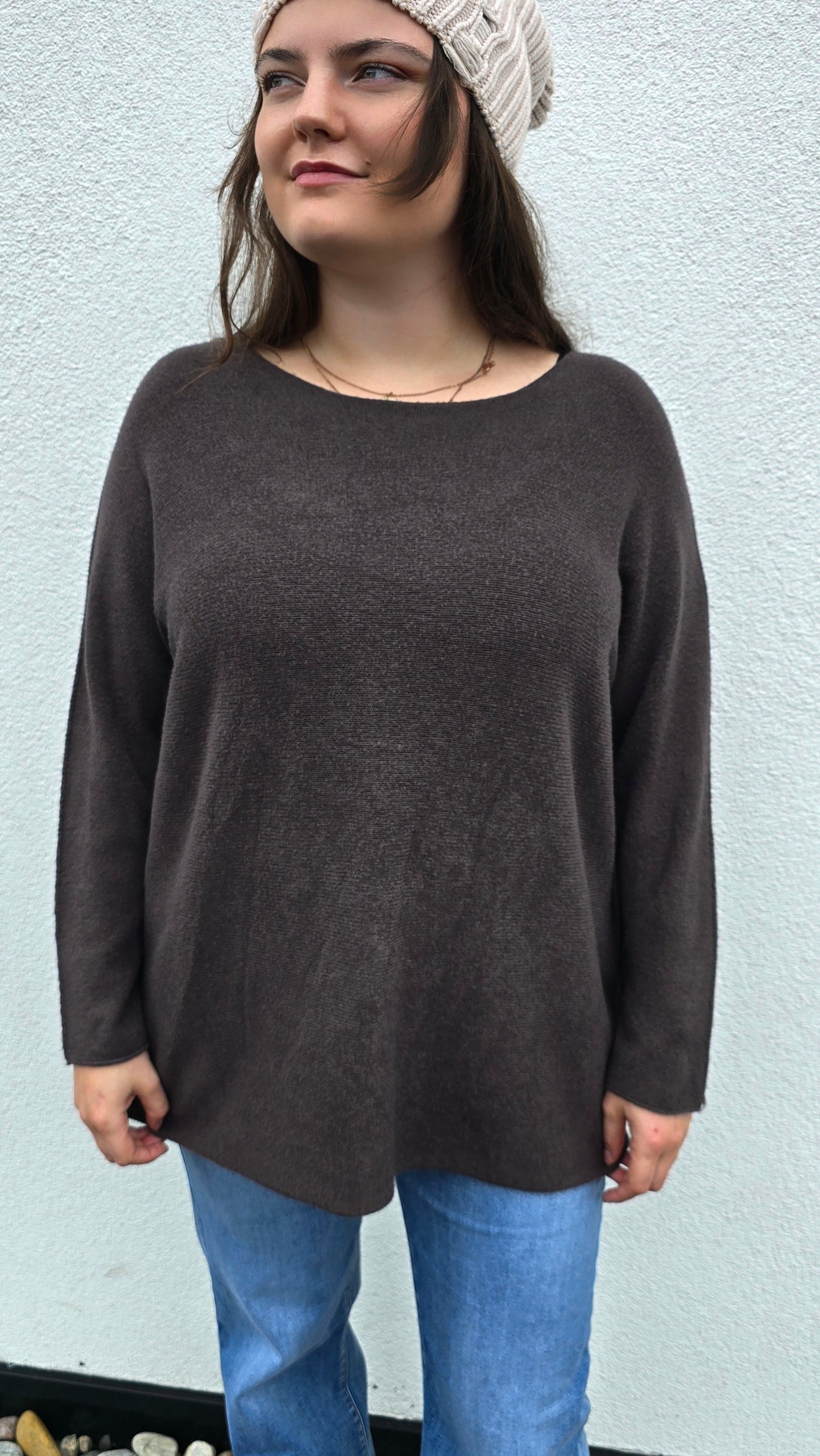 Sunniva genser brun