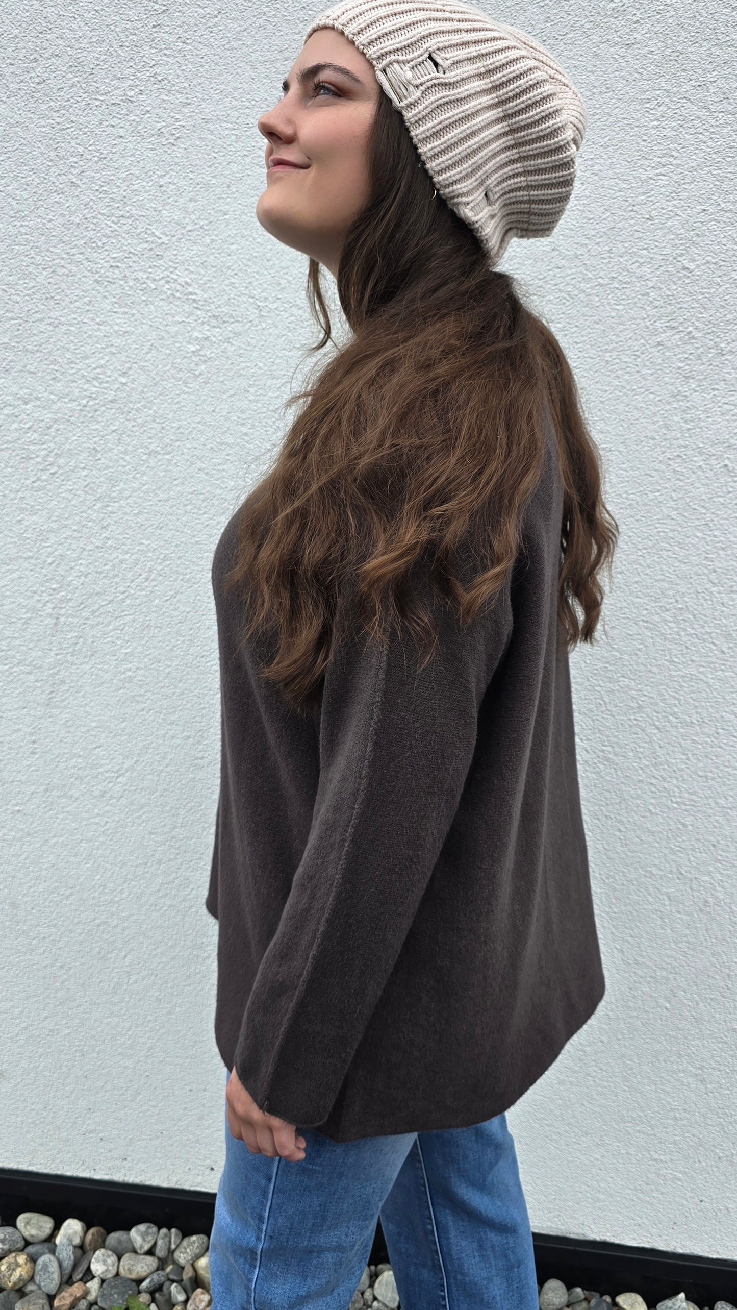 Sunniva genser brun