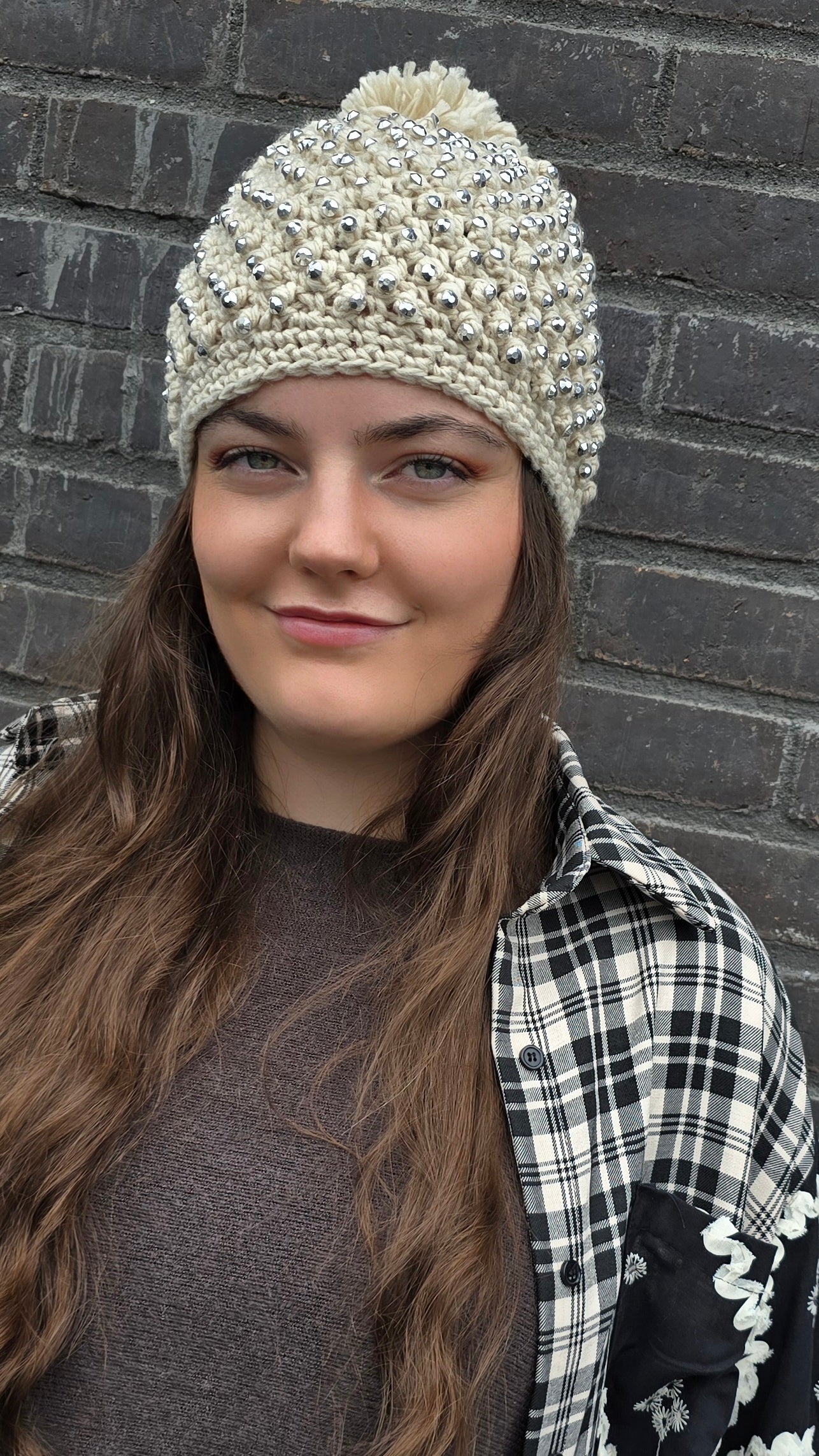 Bling Beanie Beige