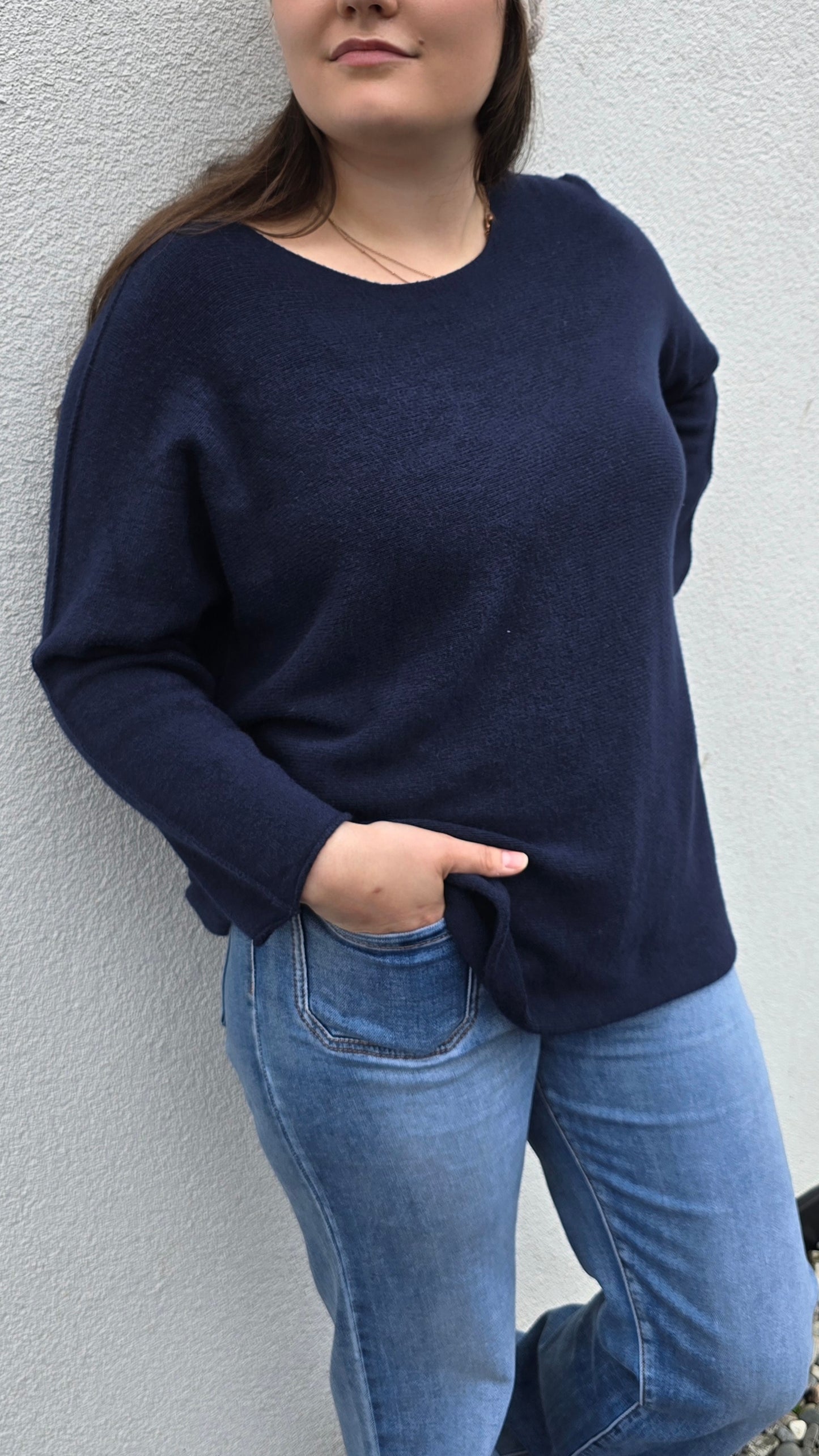 Sunniva genser navy