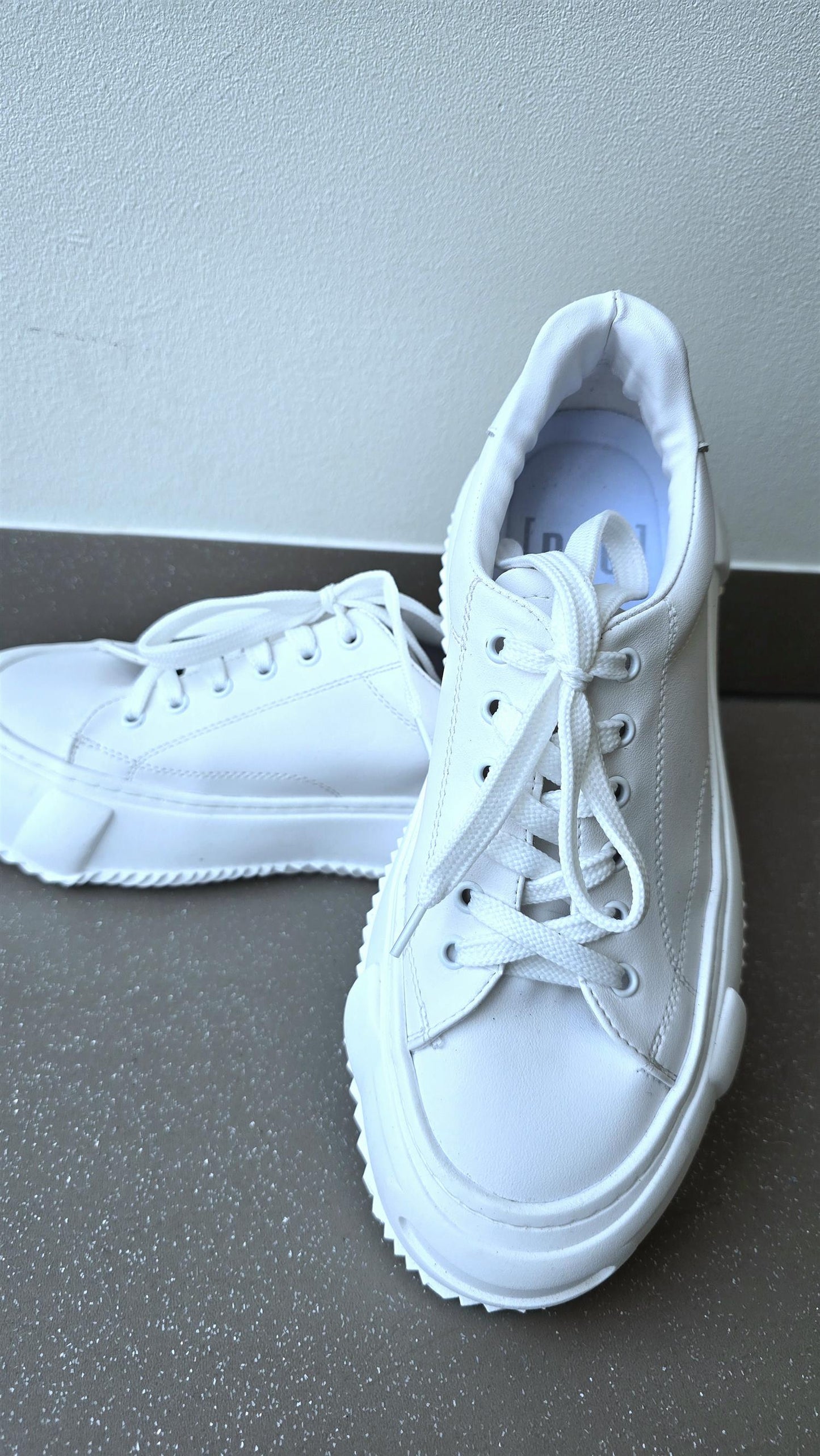 Plü shoe hvit