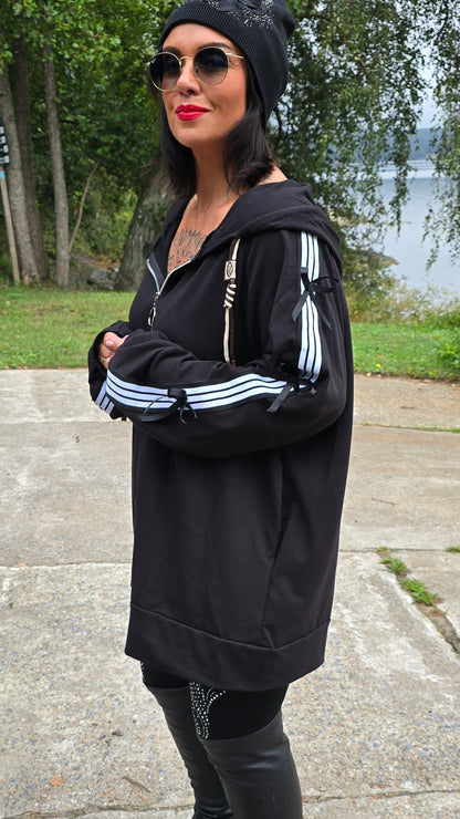 Amanda hettejakke svart