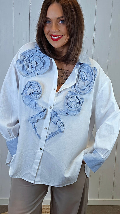 Ruby skjorte med denim