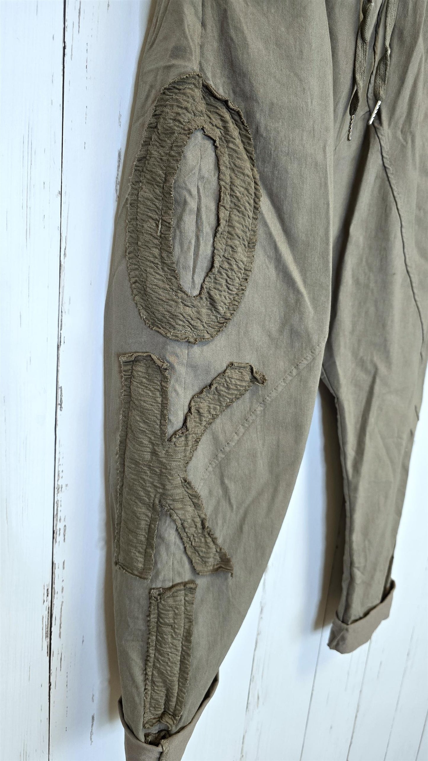Baggy bukse taupe