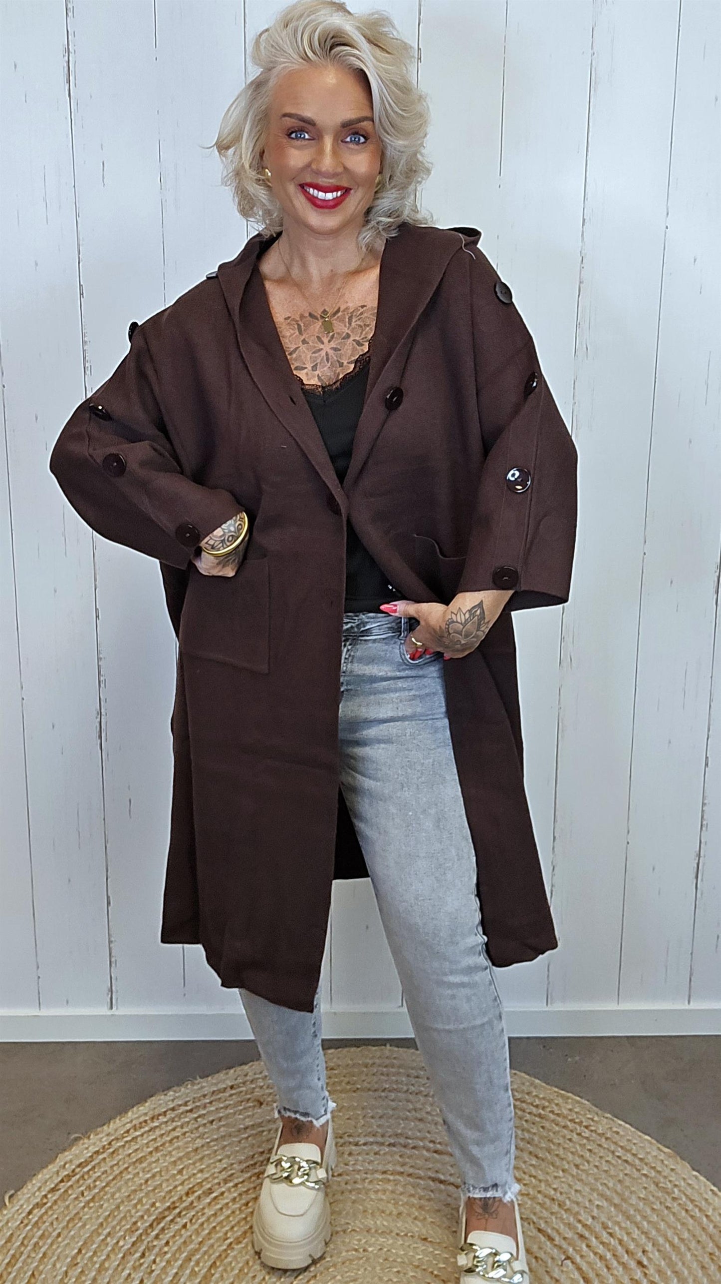 Petronella jakke brun
