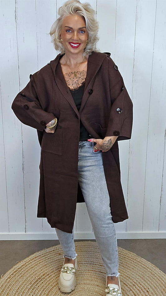Petronella jakke brun