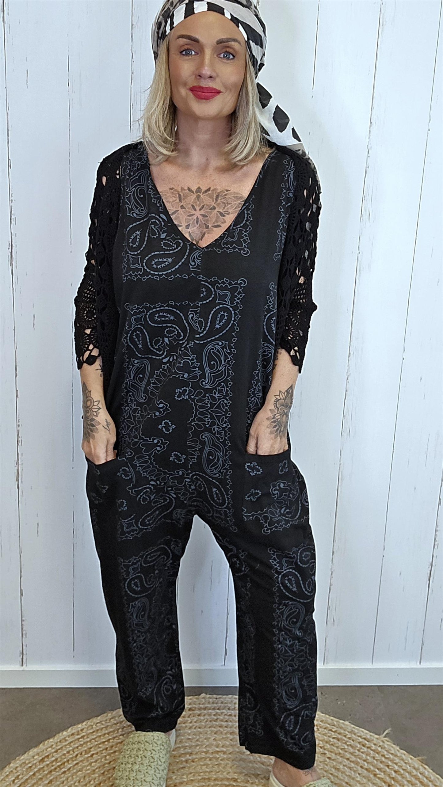 Frida jumpsuit svart