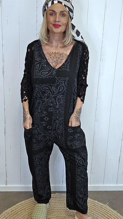 Frida jumpsuit svart