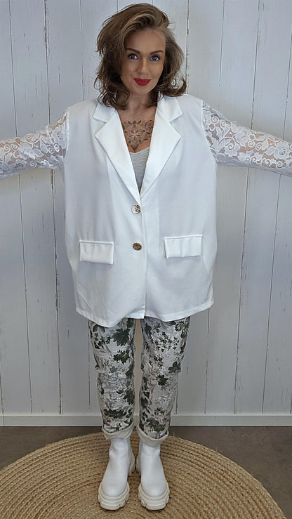 Tonje blazer offwhite